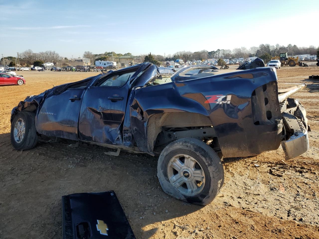 2012 Chevrolet Silverado VIN 3GCPKSE7XCG264899 Copart auction photo, rollover damage thumbnail 2