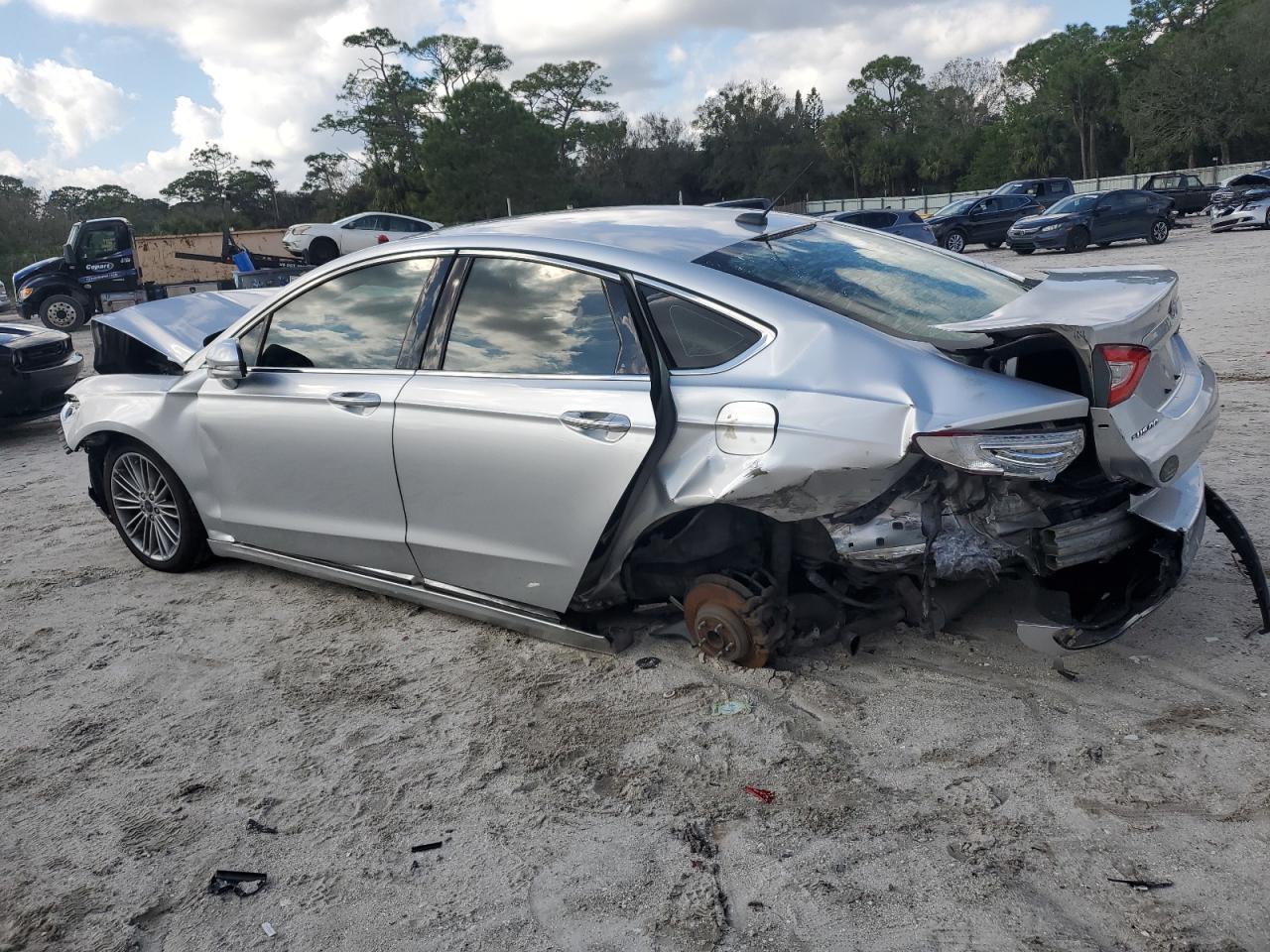 2014 Ford Fusion VIN 3FA6P0H93ER210680 Copart auction photo, all over damage thumbnail 2