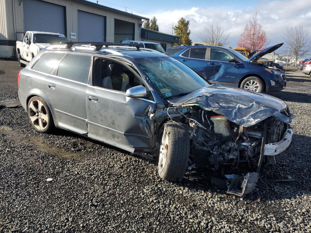 2005 Audi RS4 VIN WAUXL58E05A043383 Copart auction photo, all over damage thumbnail 4