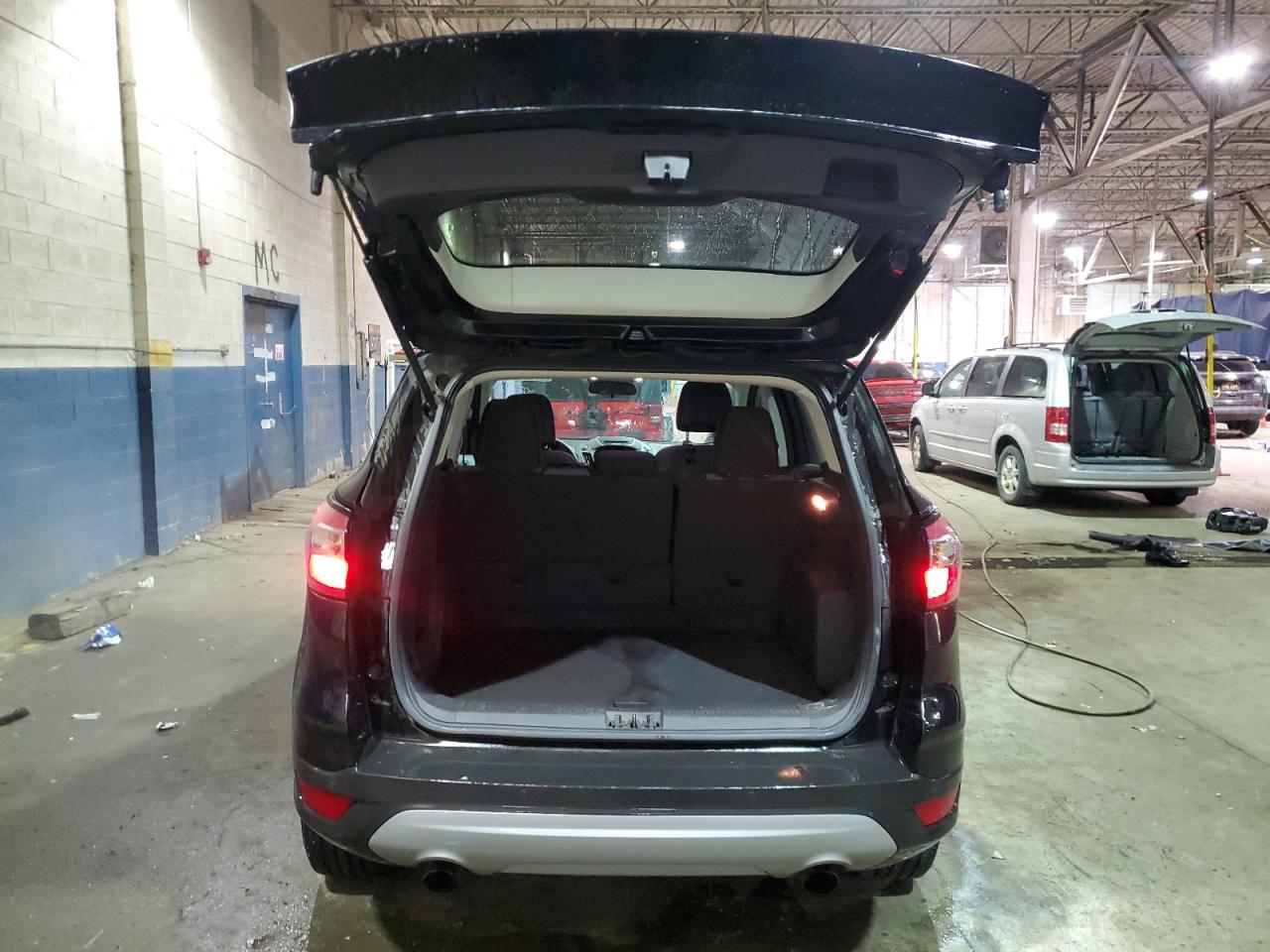 2017 Ford Escape VIN 1FMCU9GD9HUE93000 Copart auction photo, side damage thumbnail 6