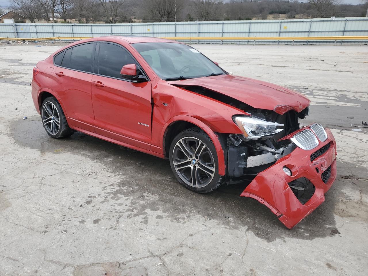 2016 BMW X4 VIN 5UXXW5C52G0N91748 Copart auction photo, front end damage thumbnail 4