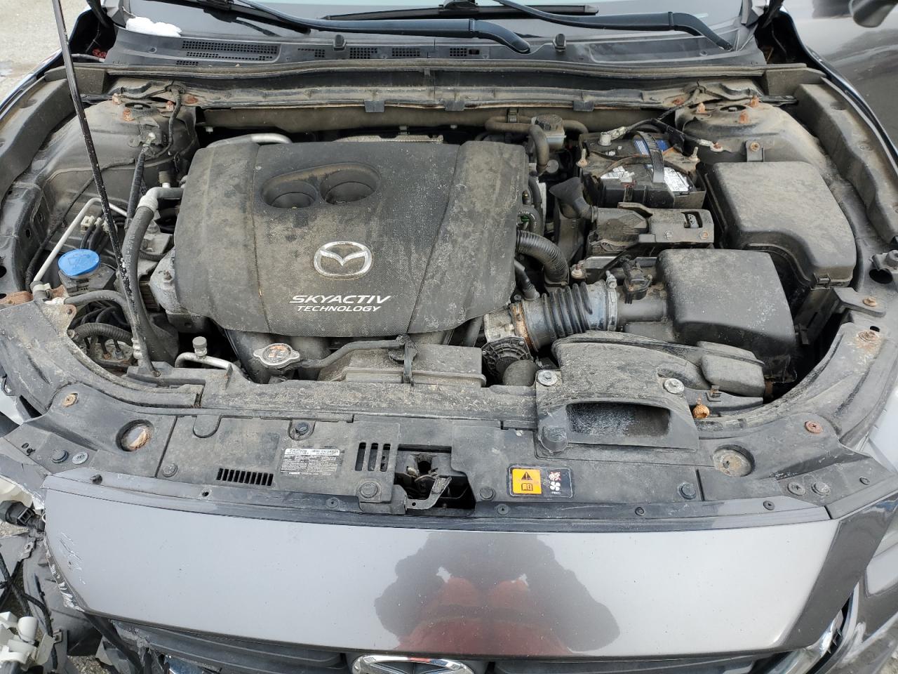 2017 Mazda 3 VIN JM1BN1L35H1141965 Copart auction photo, front end / minor dent/scratches damage thumbnail 13