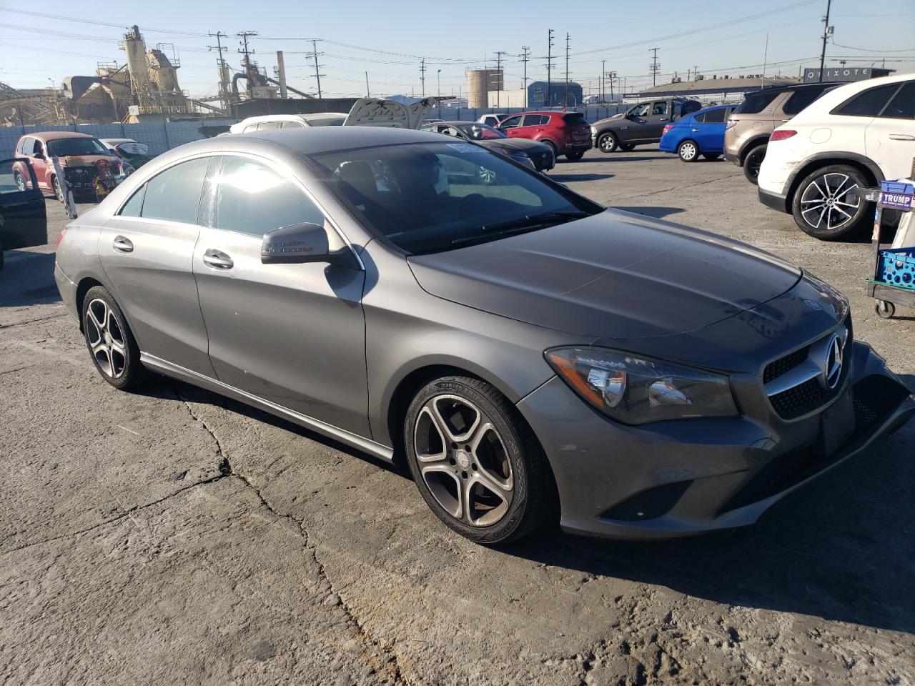 2014 Mercedes-Benz CLA-klasse VIN WDDSJ4EB2EN047750 Copart auction photo, front end damage thumbnail 4