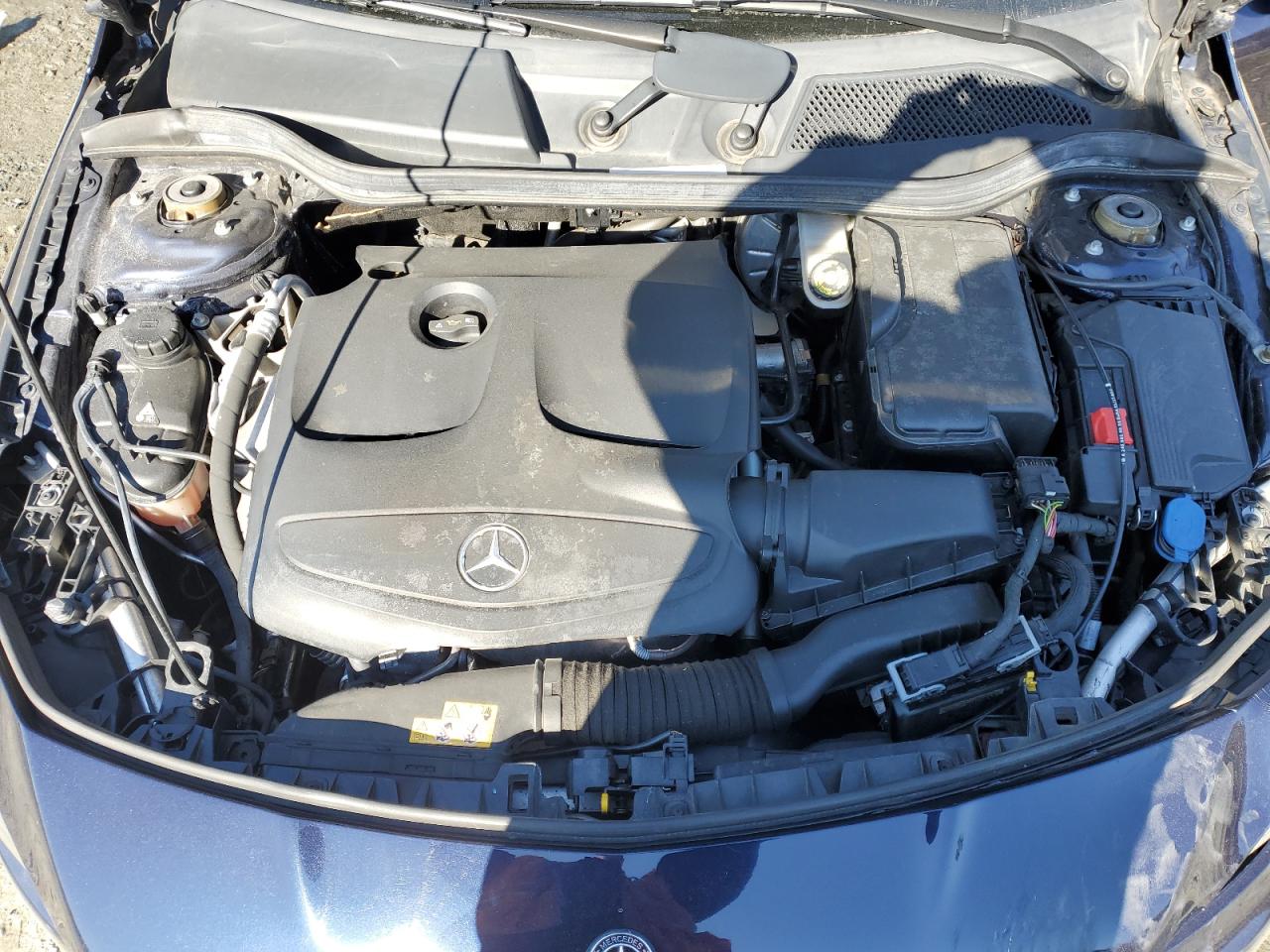 2018 Mercedes-Benz CLA-klasse VIN WDDSJ4GB6JN649851 Copart auction photo, front end / mechanical damage thumbnail 11