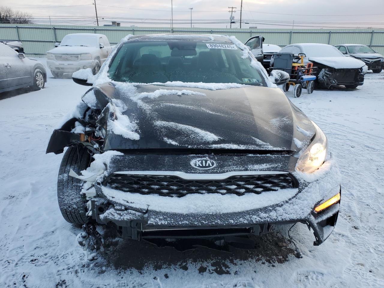 2020 KIA Forte VIN 3KPF24AD9LE238485 Copart auction photo, front end damage thumbnail 5