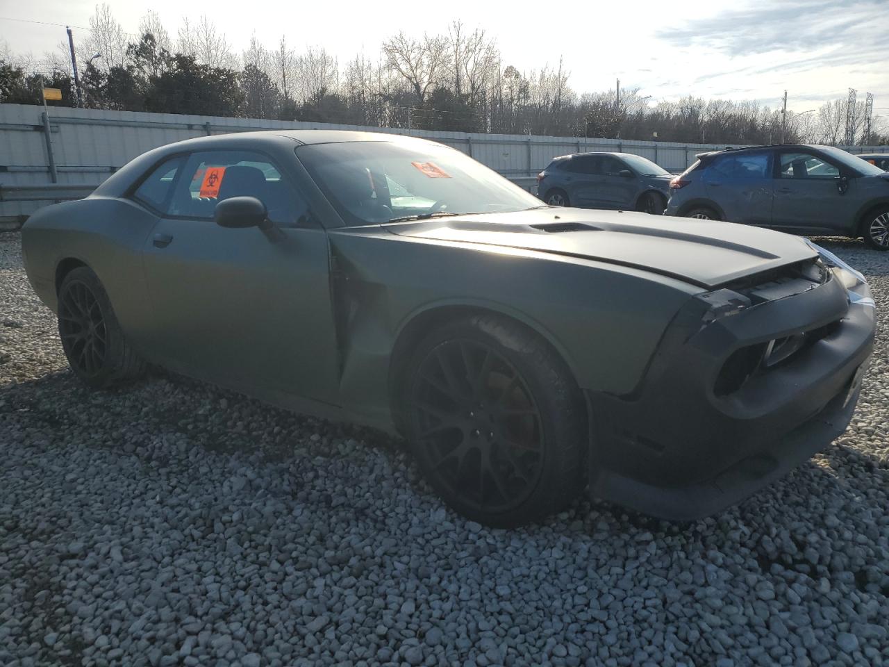 2014 Dodge Challenger VIN 2C3CDYAG2EH209999 Copart auction photo, front end damage thumbnail 4