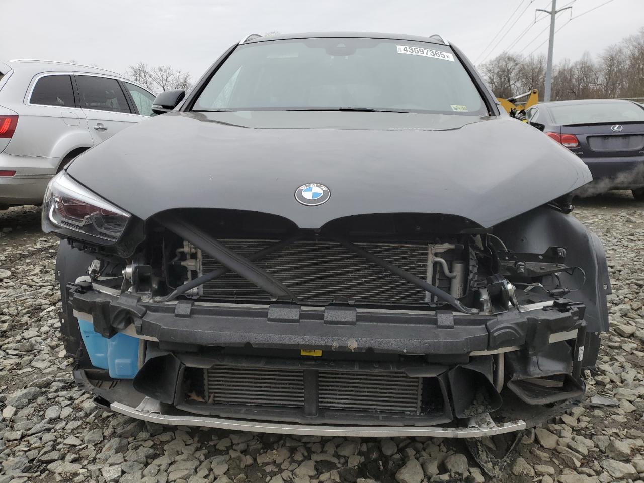 2022 BMW X1 VIN WBXJG9C02N5V02098 Copart auction photo, front end / side damage thumbnail 5