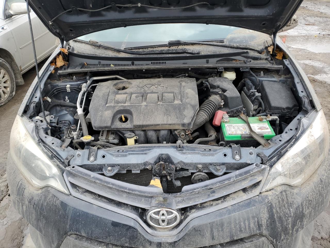 2015 Toyota Corolla VIN 2T1BURHE9FC388832 Copart auction photo, side damage thumbnail 11