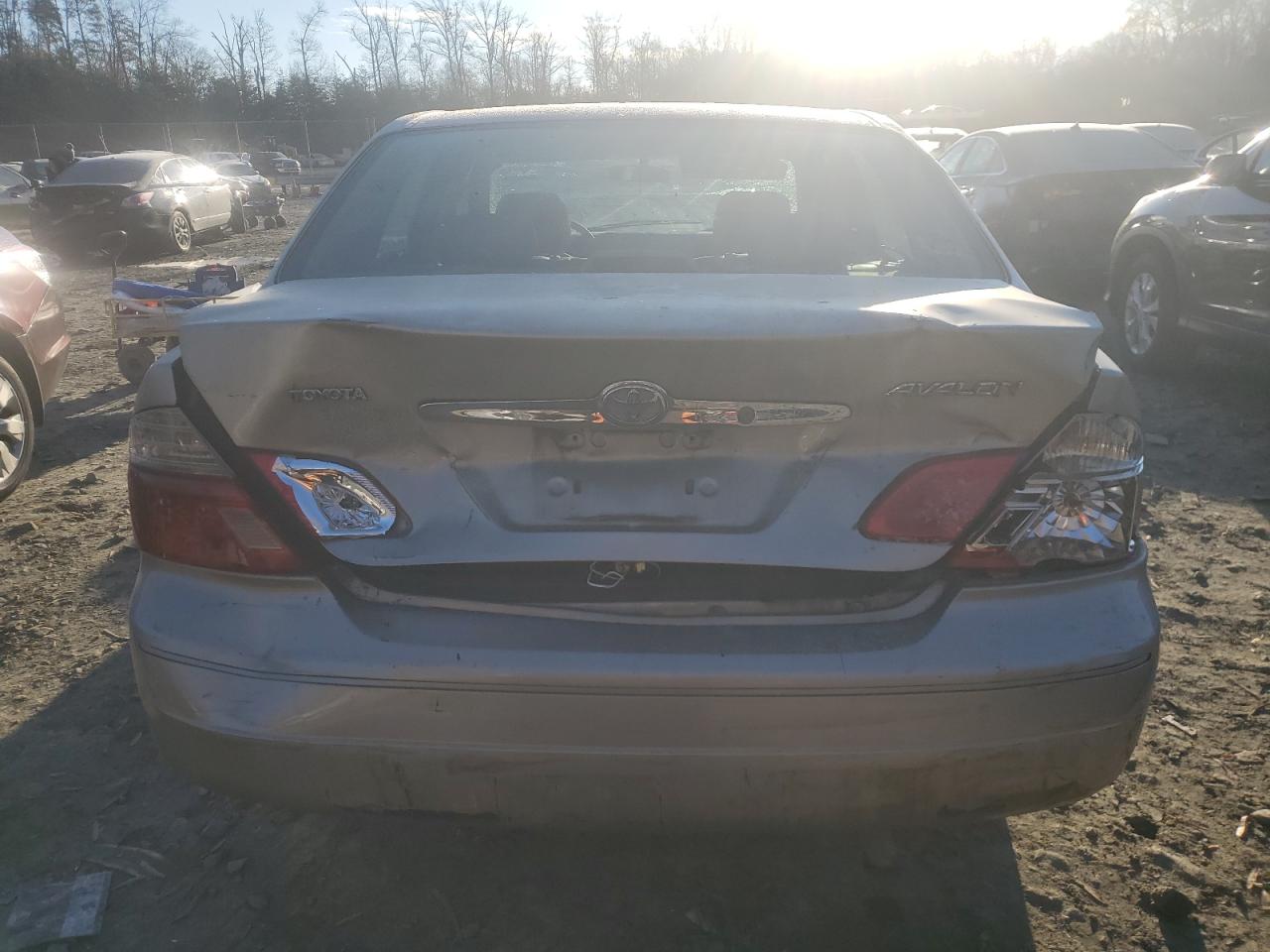 2004 Toyota Avalon VIN 4T1BF28B64U358674 Copart auction photo, rear end damage thumbnail 6