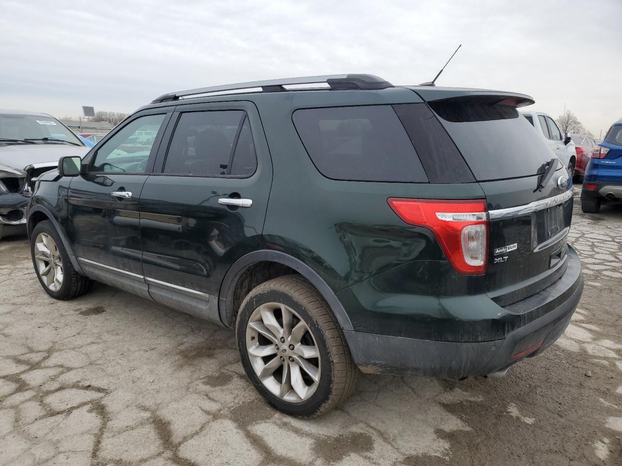 2013 Ford Explorer VIN 1FM5K8D80DGA44796 Copart auction photo, front end / side damage thumbnail 2
