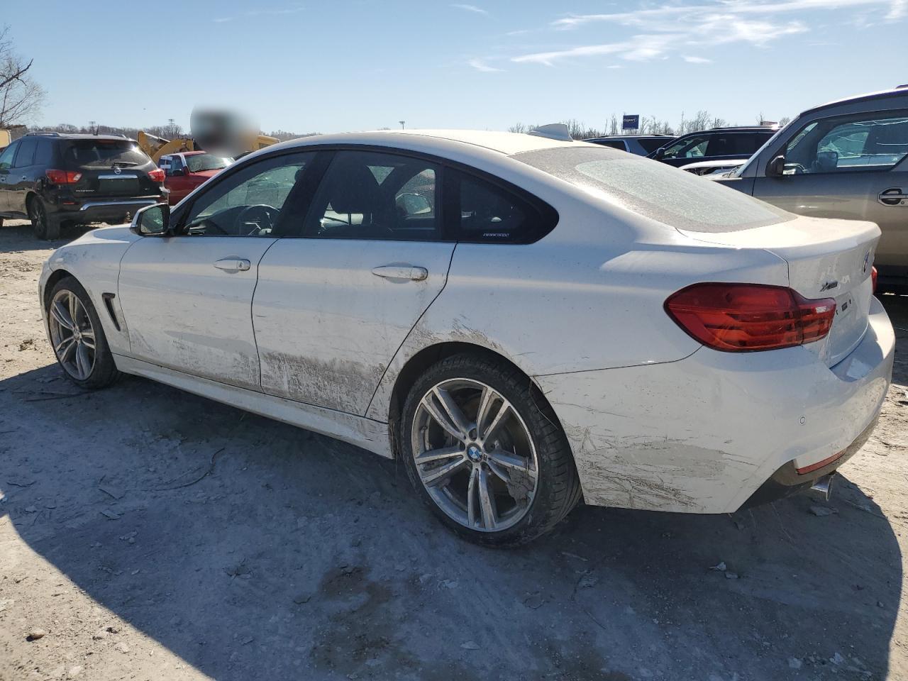 2017 BMW 4er VIN WBA4E5C38HG811034 Copart auction photo, undercarriage / all over damage thumbnail 2