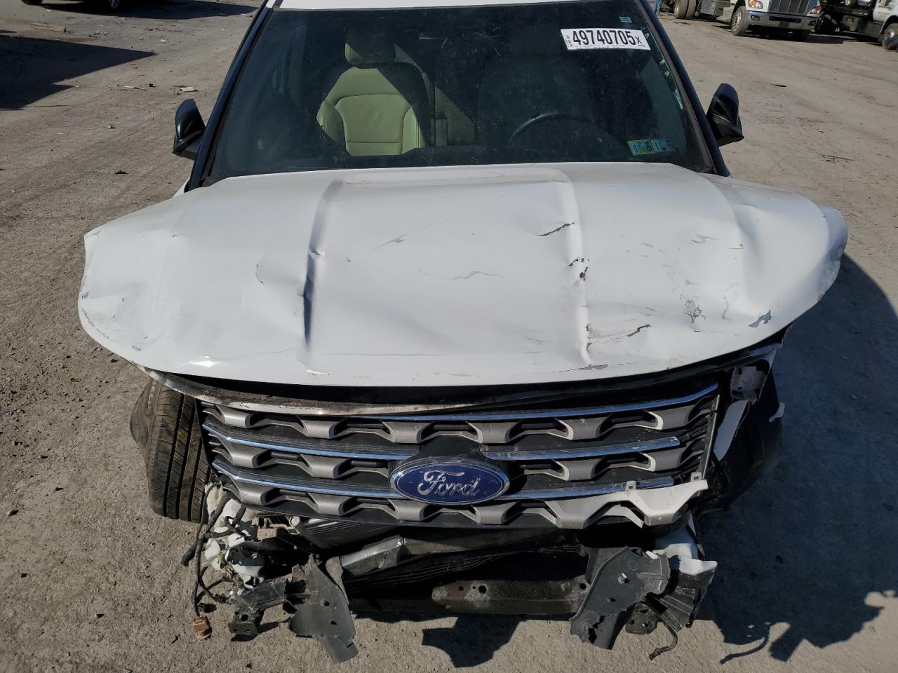 2017 Ford Explorer VIN 1FM5K7D83HGE10993 Copart auction photo, front end / side damage thumbnail 13