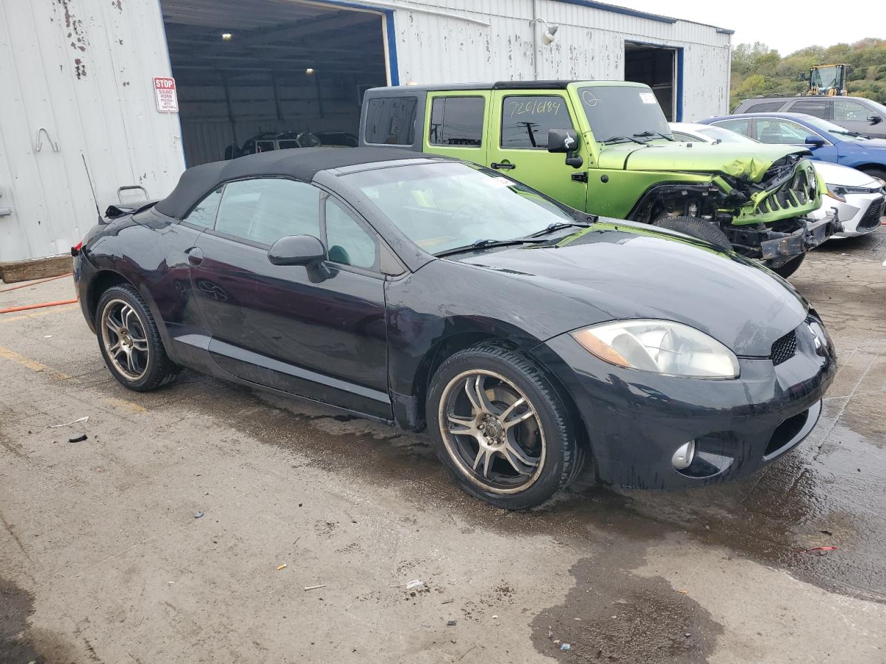 2007 Mitsubishi Eclipse VIN 4A3AL35T17E010871 Copart auction photo, rear end / front end damage thumbnail 4