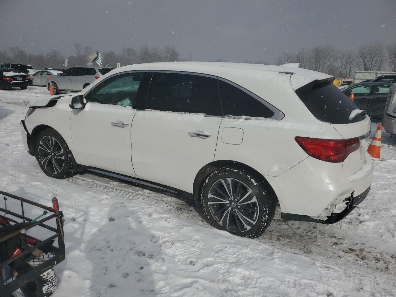 2020 Acura MDX VIN 5J8YD4H51LL056113 Copart auction photo, front end / undercarriage damage thumbnail 2
