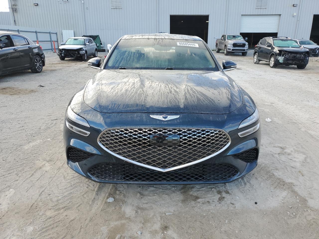 2022 Genesis G70 VIN KMTG34TA9NU098030 Copart auction photo, rear end damage thumbnail 5