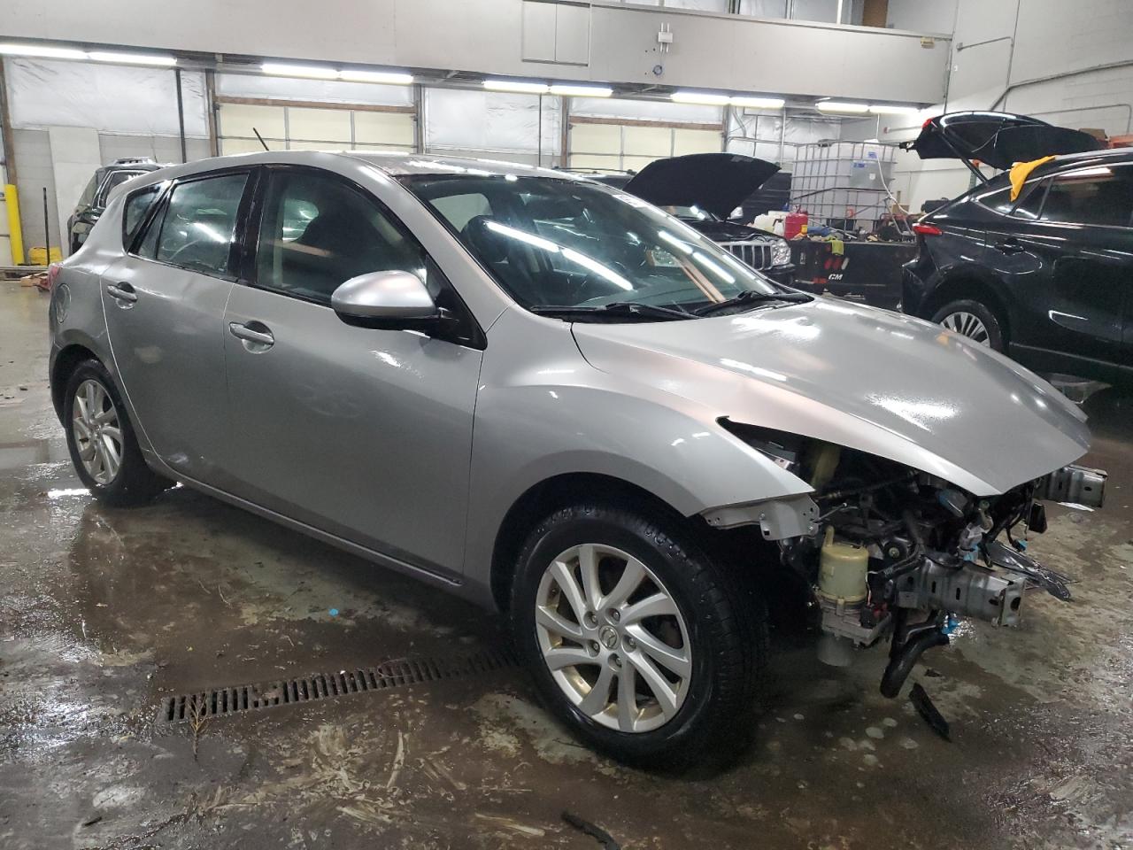 2012 Mazda 3 VIN JM1BL1L89C1594772 Copart auction photo, front end damage thumbnail 4