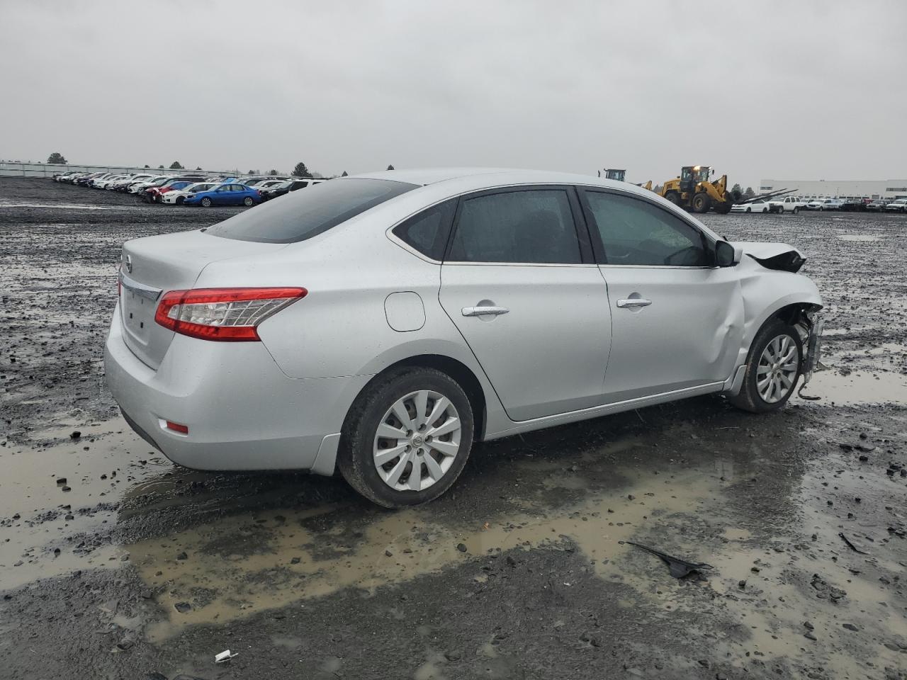 2015 Nissan Sentra VIN 3N1AB7AP8FY374070 Copart auction photo, front end damage thumbnail 3