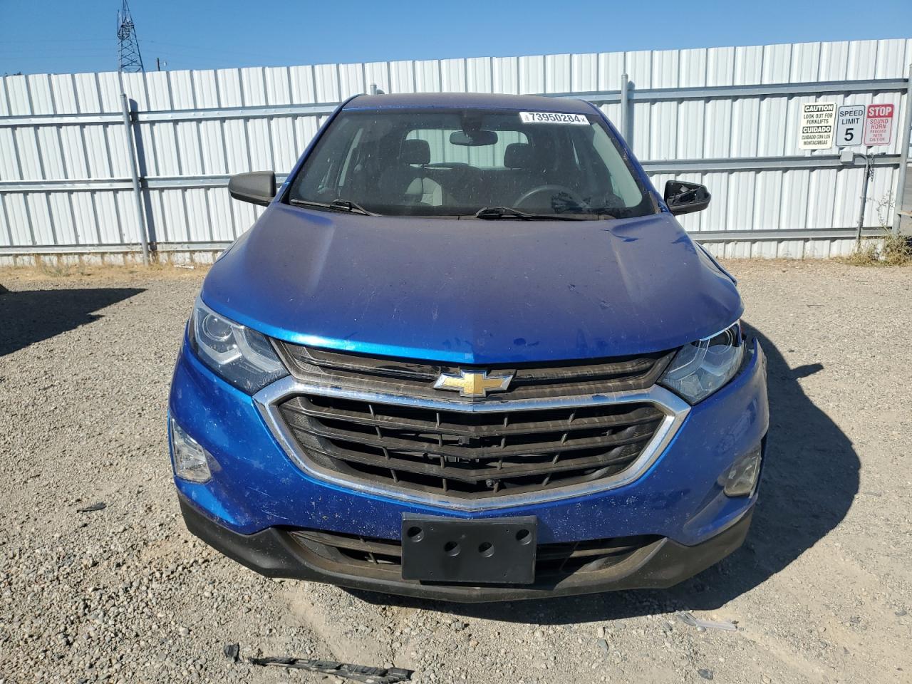 2019 Chevrolet Equinox VIN 3GNAXHEV9KS594383 Copart auction photo, front end damage thumbnail 5