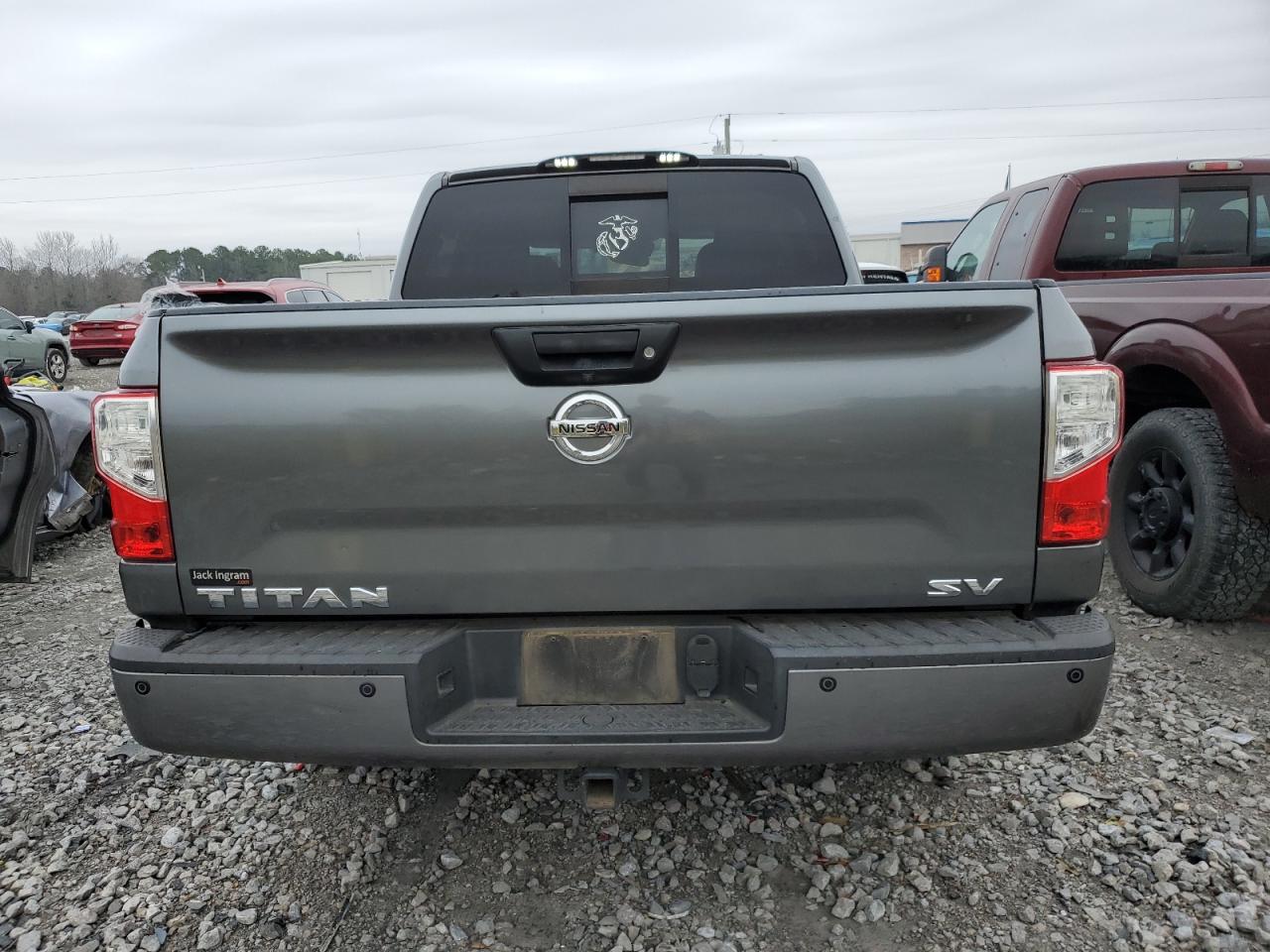 2017 Nissan Titan VIN 1N6AA1E6XHN516947 Copart auction photo, front end / side damage thumbnail 6