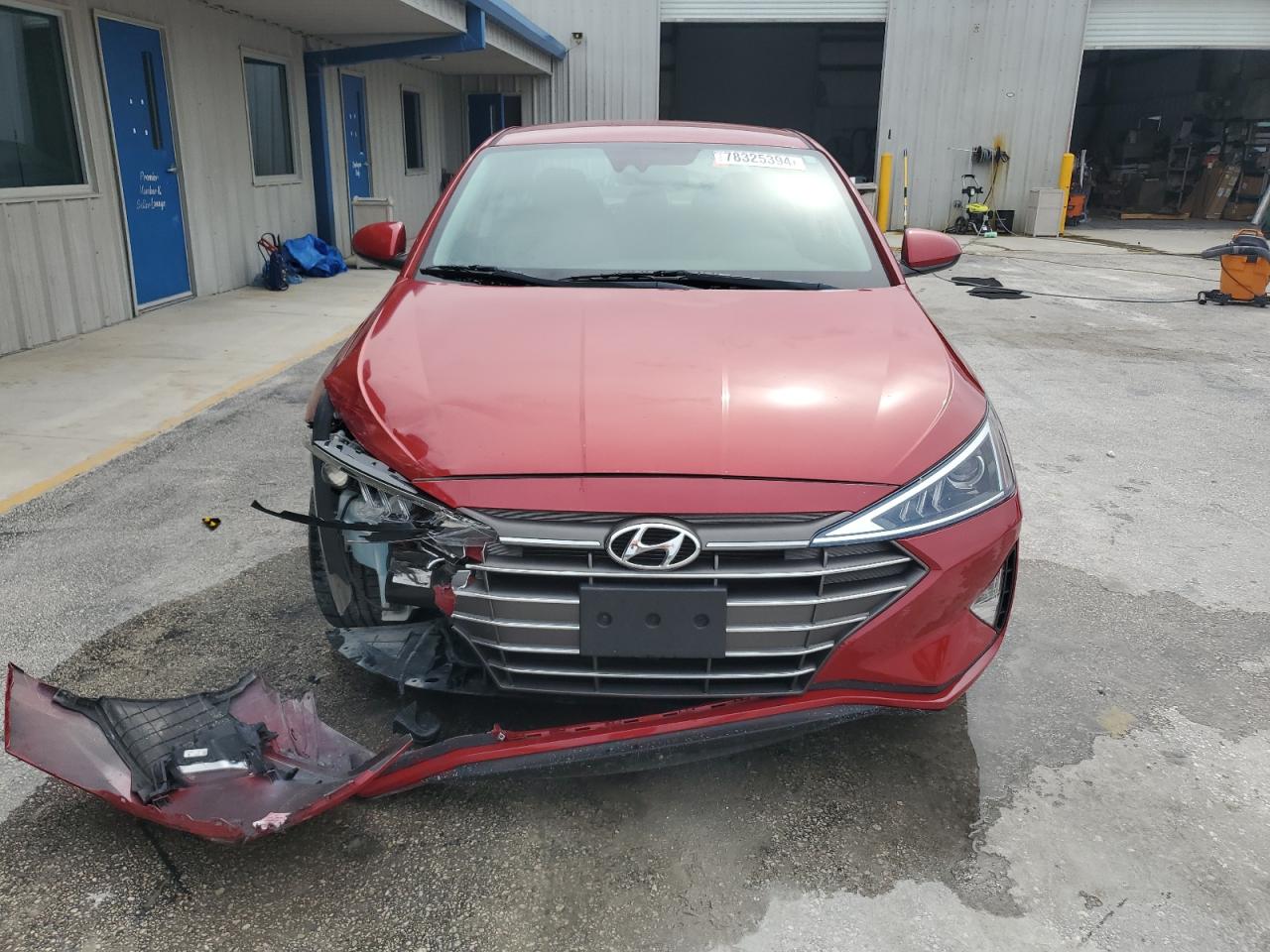 2020 Hyundai Elantra VIN 5NPD84LF1LH513508 Copart auction photo, front end / side damage thumbnail 5