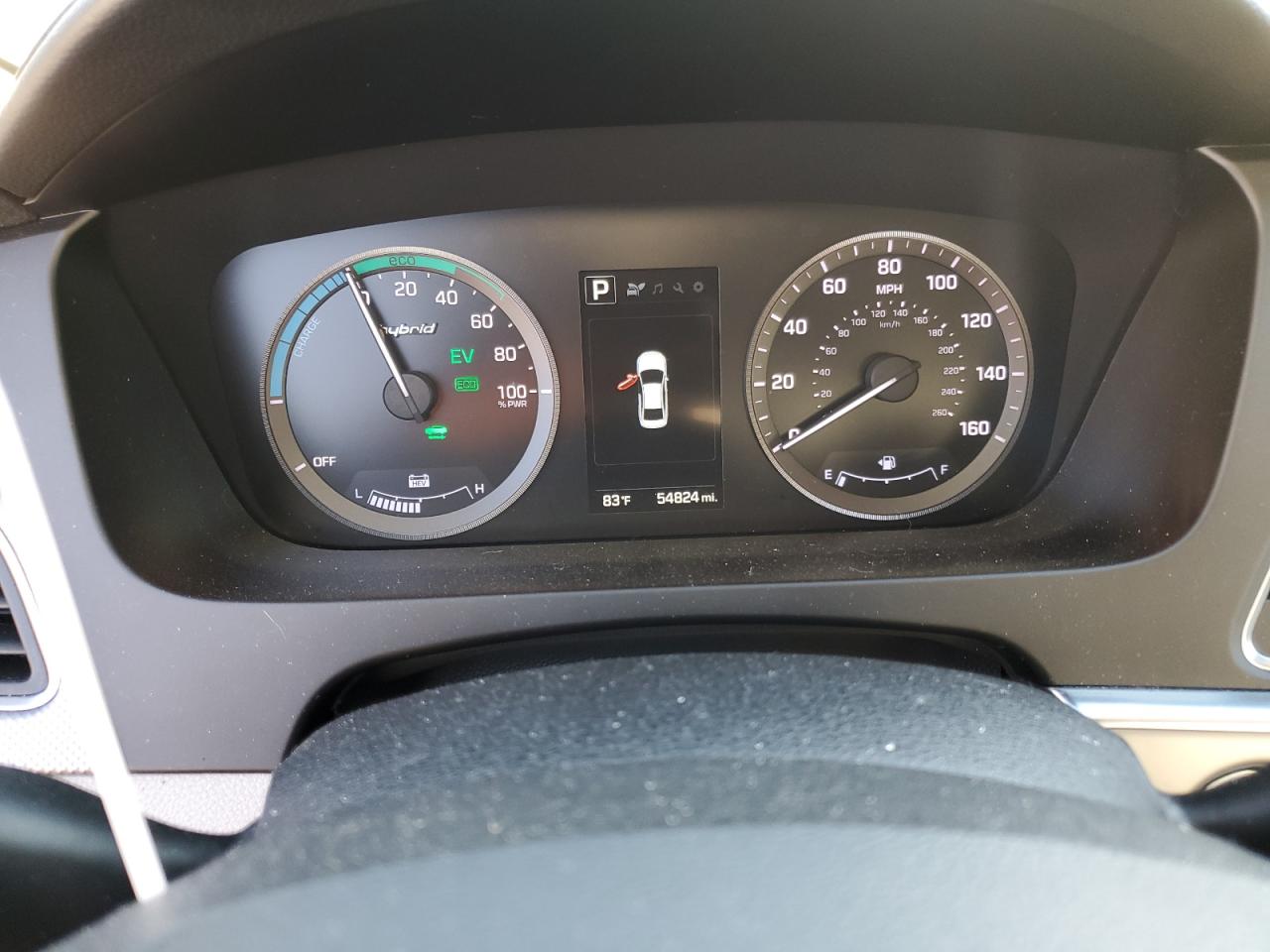 2016 Hyundai Sonata VIN KMHE24L1XGA028822 Copart auction photo, rear end damage thumbnail 9
