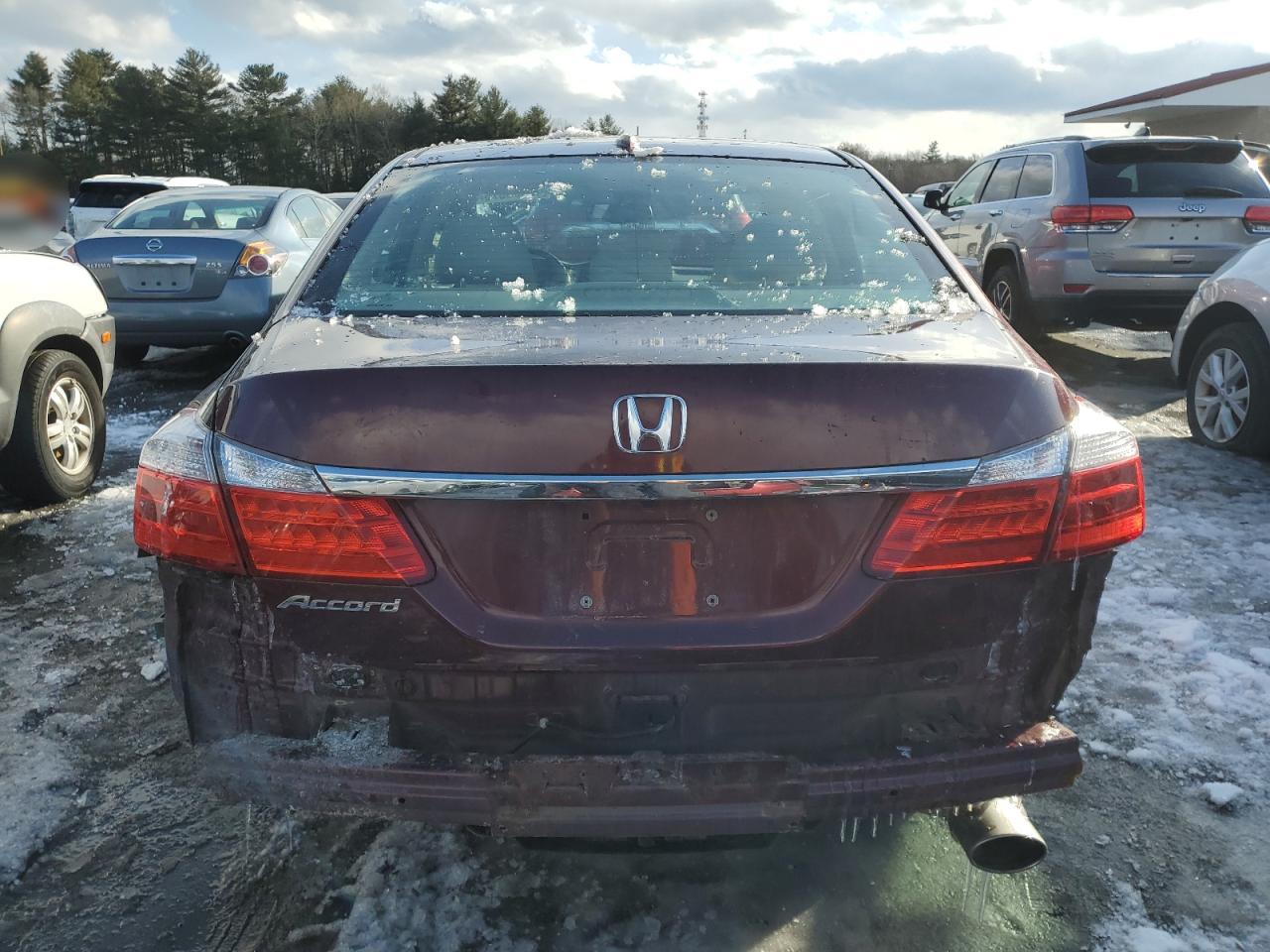 2013 Honda Accord VIN 1HGCR2F83DA134188 Copart auction photo, side / rear end damage thumbnail 6