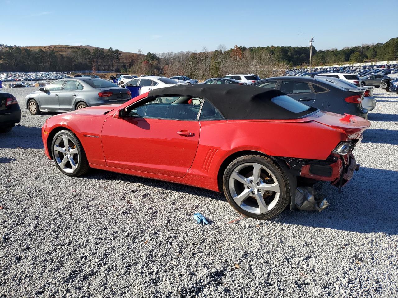 2014 Chevrolet Camaro VIN 2G1FC3D32E9142945 Copart auction photo, rear end / front end damage thumbnail 2