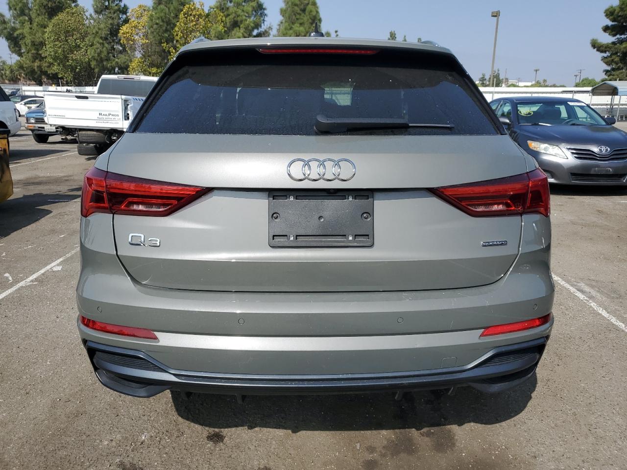 2020 Audi Q3 VIN WA1DECF3XL1106244 Copart auction photo, front end damage thumbnail 6