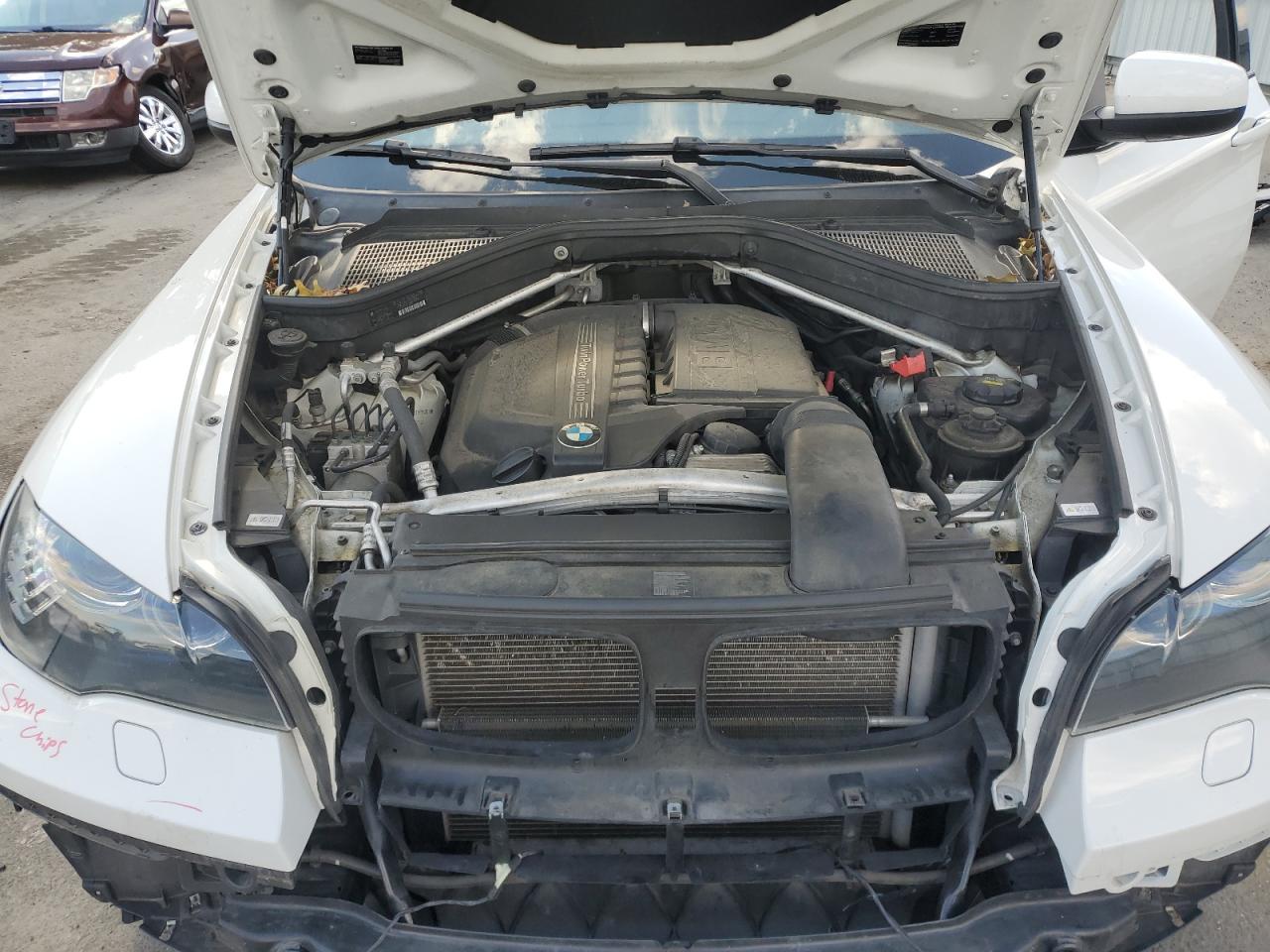 2014 BMW X6 VIN 5UXFG2C50E0H11201 Copart auction photo, front end / rear end damage thumbnail 12