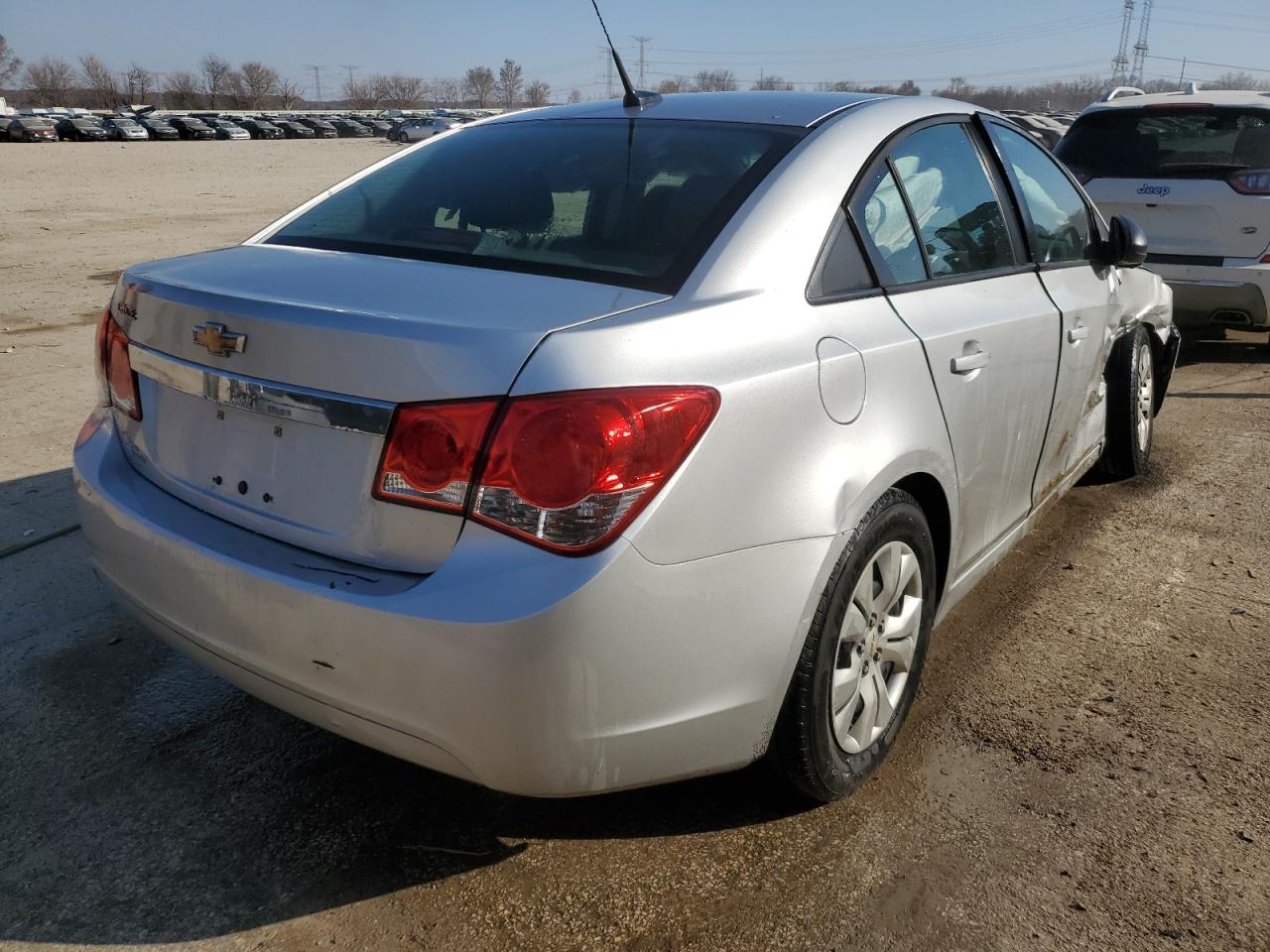 2014 Chevrolet Cruze VIN 1G1PA5SH7E7343892 Copart auction photo, front end / side damage thumbnail 3