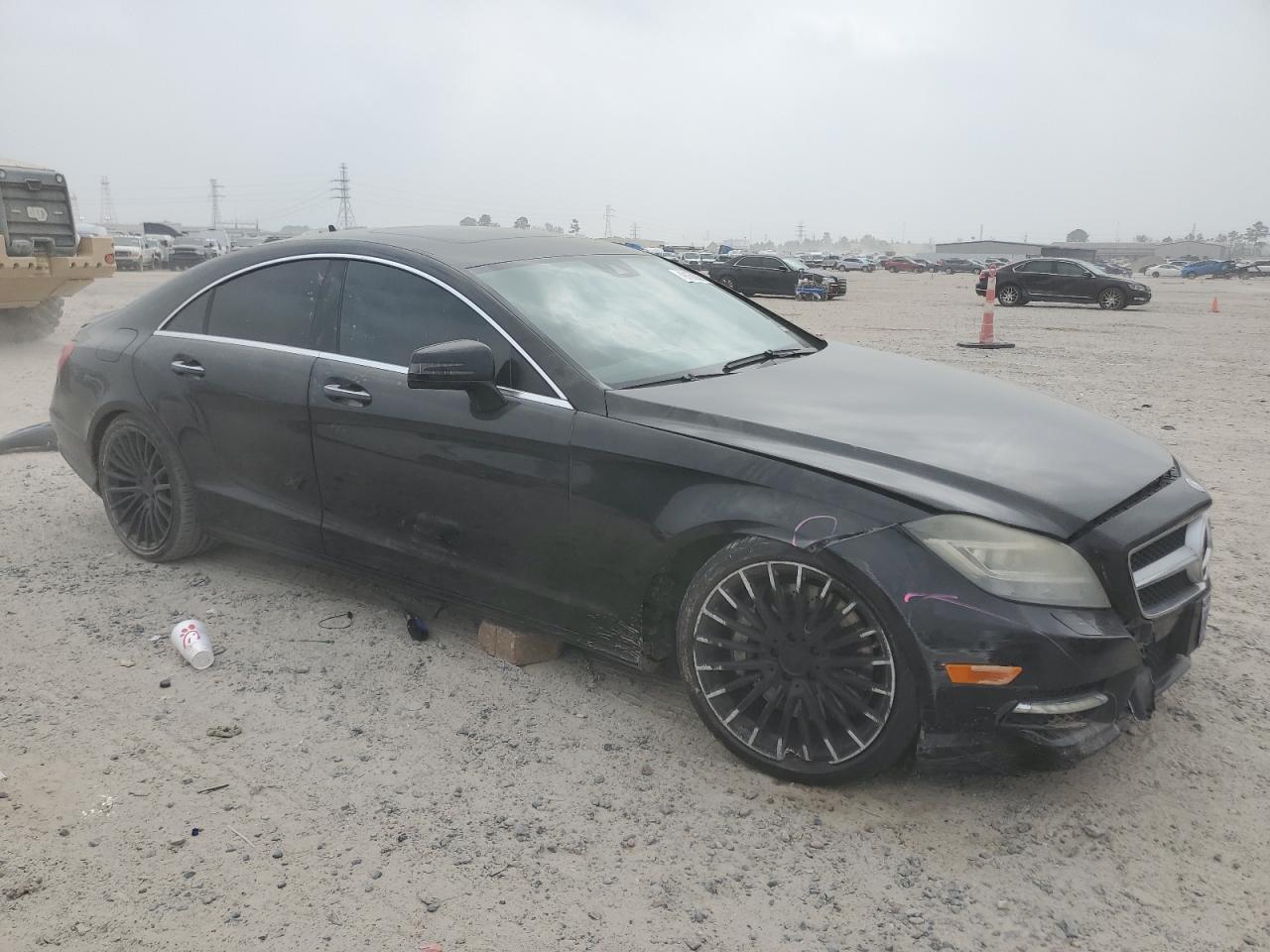 2014 Mercedes-Benz Cls-klasse VIN WDDLJ7DB6EA093872 Copart auction photo, front end / undercarriage damage thumbnail 4