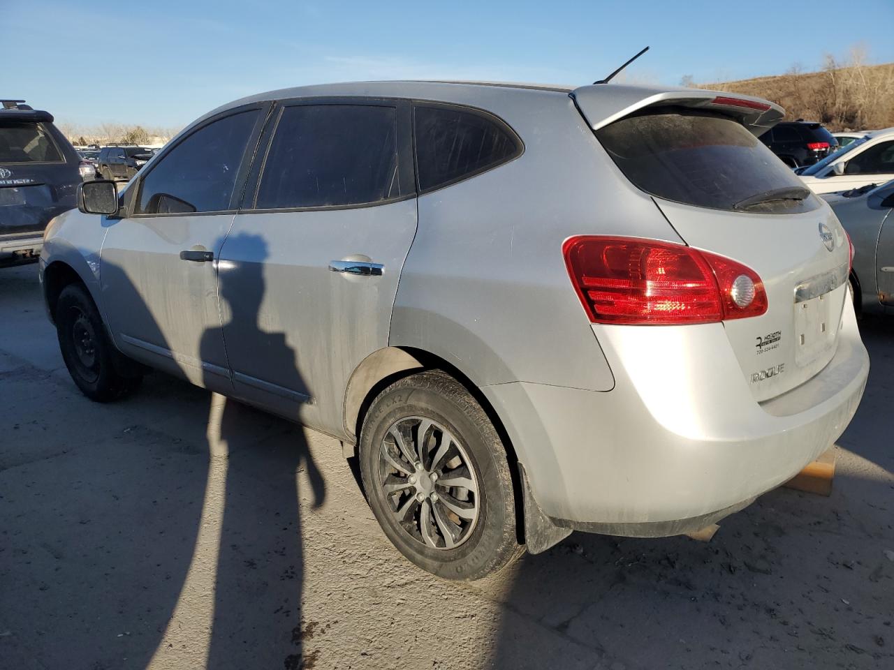 2012 Nissan Rogue VIN JN8AS5MV1CW702092 Copart auction photo, rear end / side damage thumbnail 2