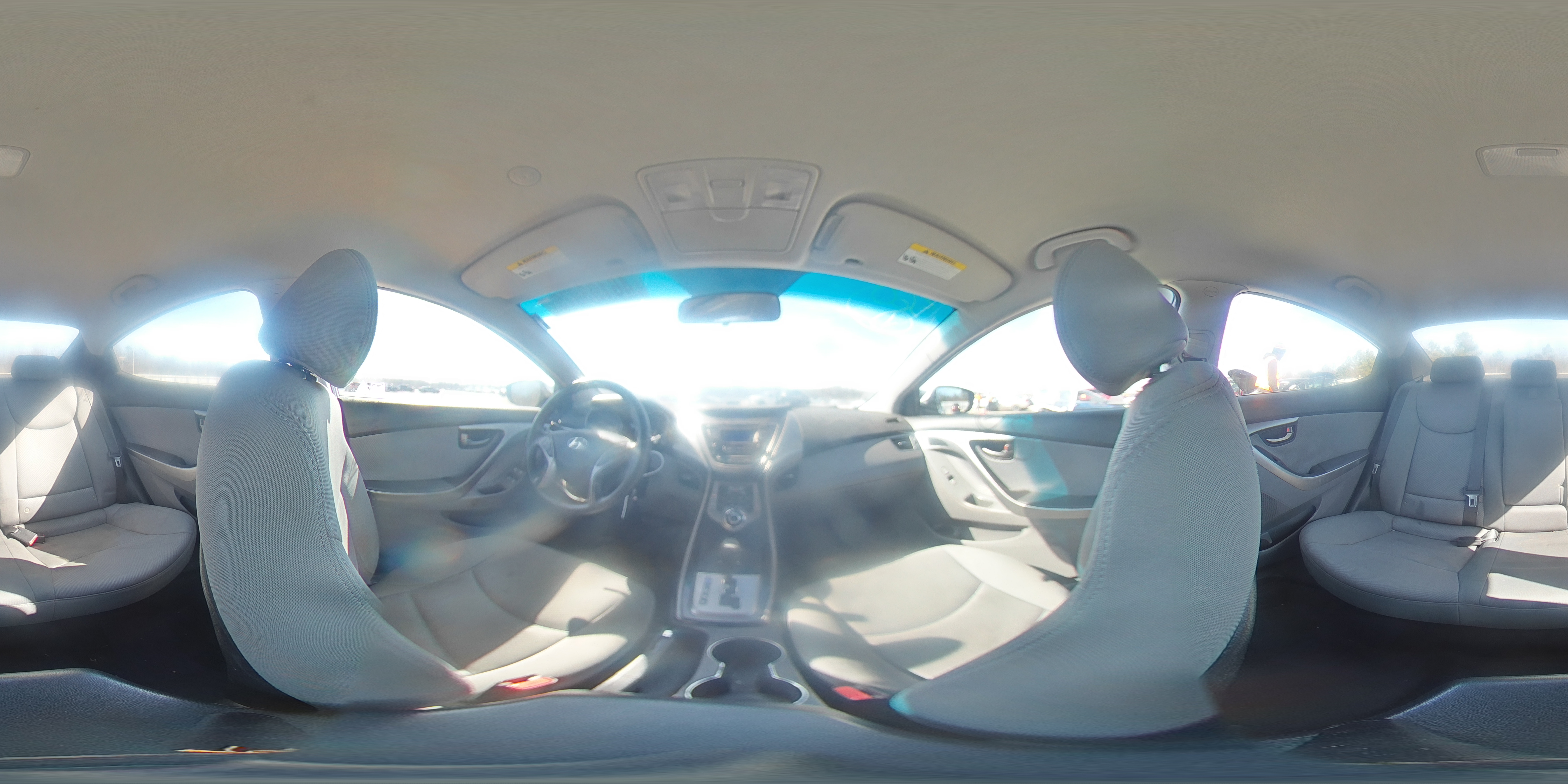 2013 Hyundai Elantra VIN KMHDH4AEXDU999779 Copart auction photo, front end damage thumbnail 12