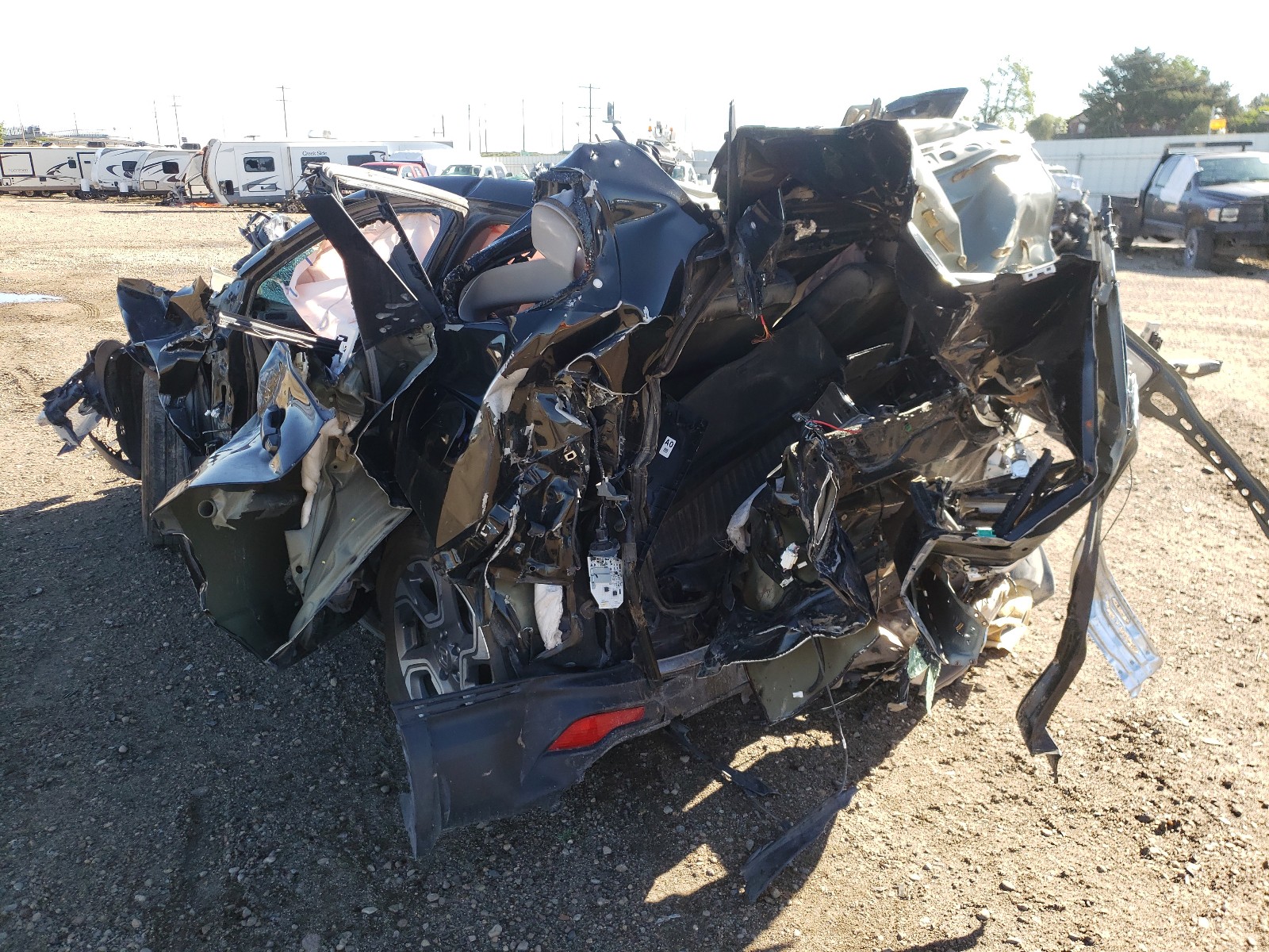 2018 Honda CR-V VIN 2HKRW2H84JH659165 Copart auction photo, rollover / mechanical damage thumbnail 3