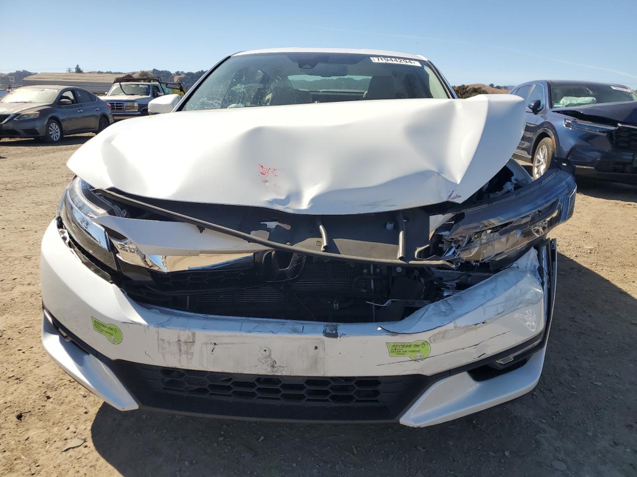 2019 Honda Clarity VIN JHMZC5F39KC005985 Copart auction photo, front end damage thumbnail 5