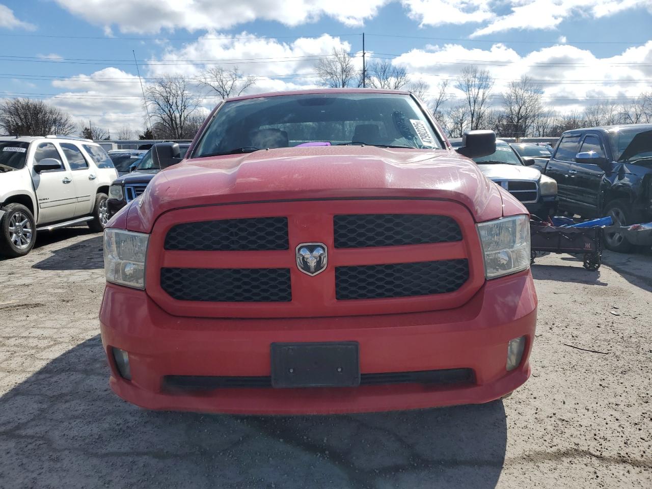 2013 RAM 1500 VIN 1C6RR7KT7DS723178 Copart auction photo, rear end / side damage thumbnail 5