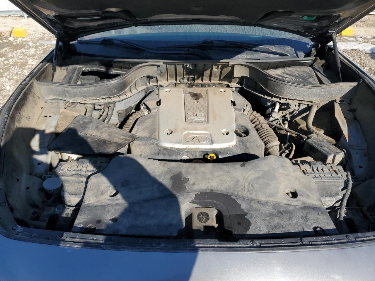 2014 Infiniti QX70 VIN JN8CS1MW3EM410520 Copart auction photo, front end / mechanical damage thumbnail 12