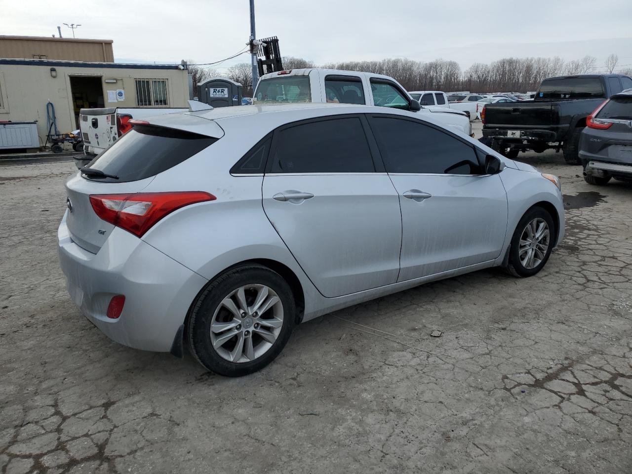 2013 Hyundai Elantra VIN KMHD35LE8DU089470 Copart auction photo, side damage thumbnail 3