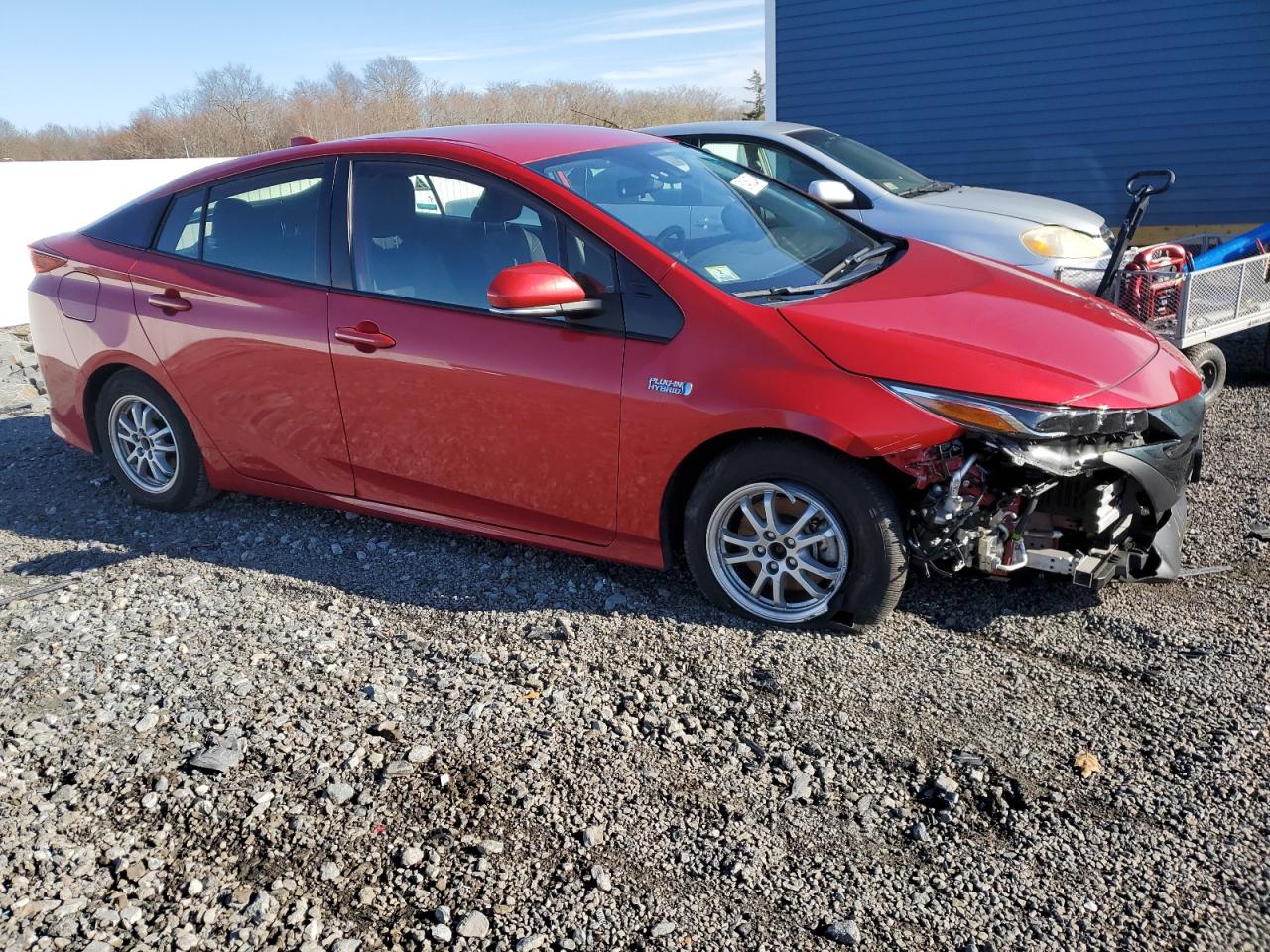 2022 Toyota Prius VIN JTDKAMFP7N3208741 Copart auction photo, front end damage thumbnail 4