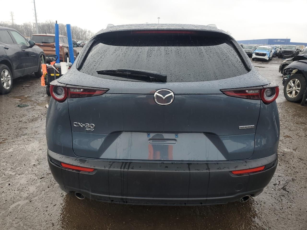 2022 Mazda CX-30 VIN 3MVDMBCL5NM449703 Copart auction photo, front end damage thumbnail 6