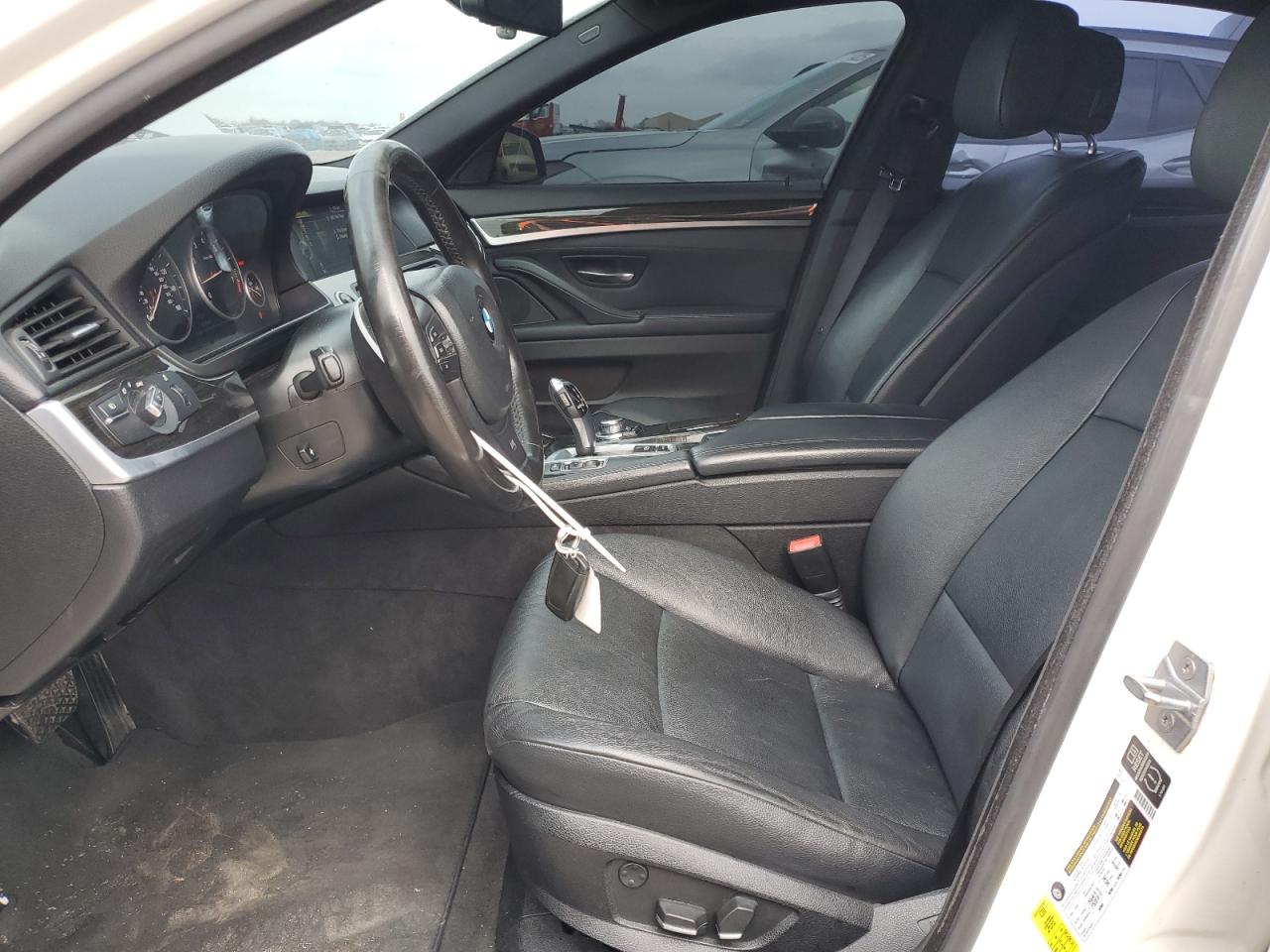 2013 BMW 5er VIN WBAFR7C50DC827773 Copart auction photo, rear end damage thumbnail 7