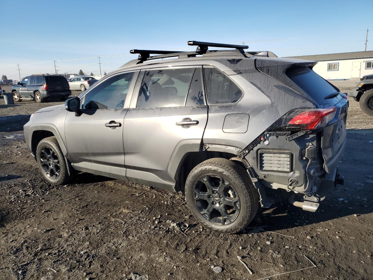 2023 Toyota RAV 4 VIN 2T3S1RFV3PW338608 Copart auction photo, rear end / side damage thumbnail 2