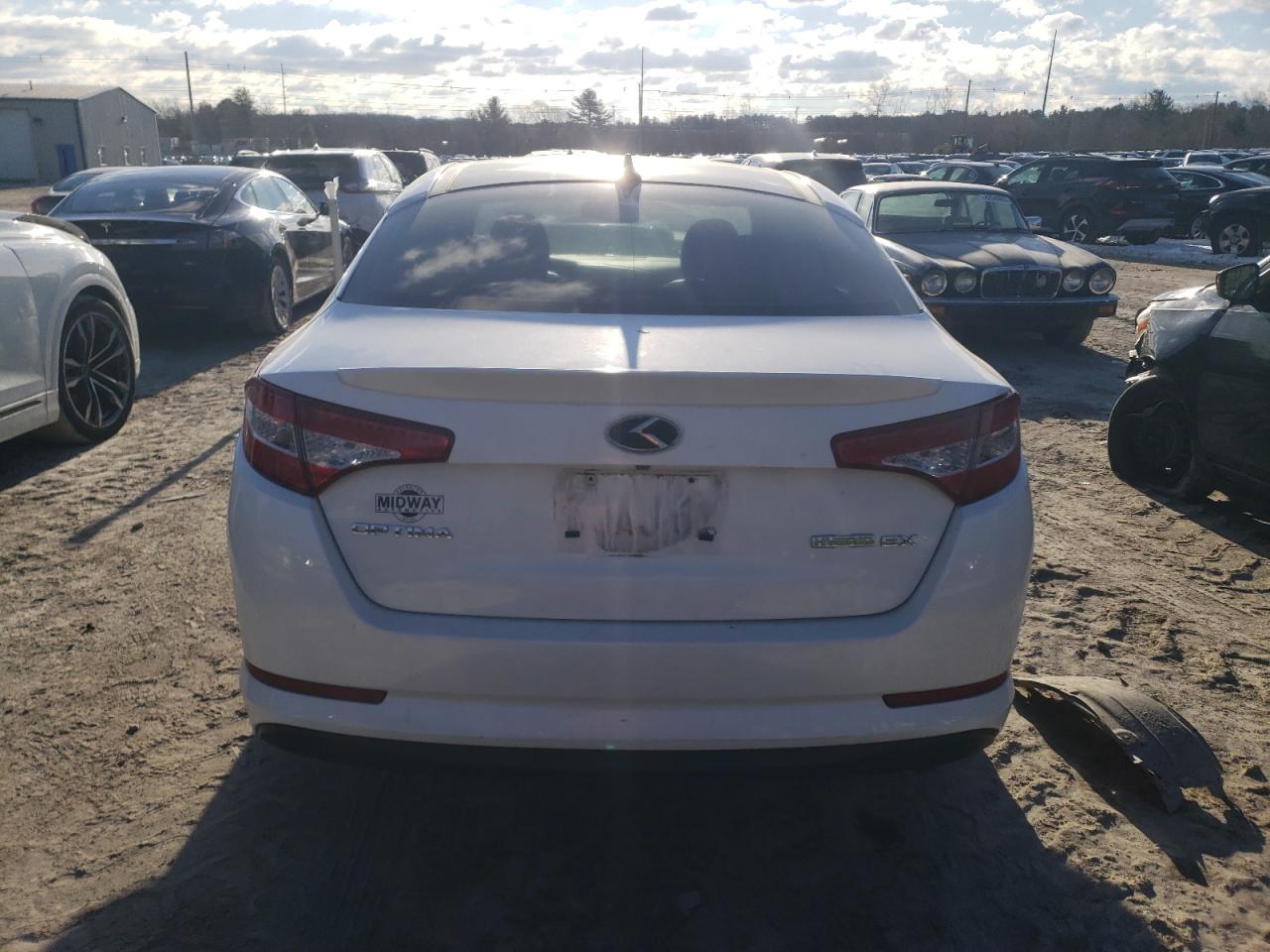 2013 KIA Optima VIN KNAGM4AD4D5038073 Copart auction photo, front end damage thumbnail 6