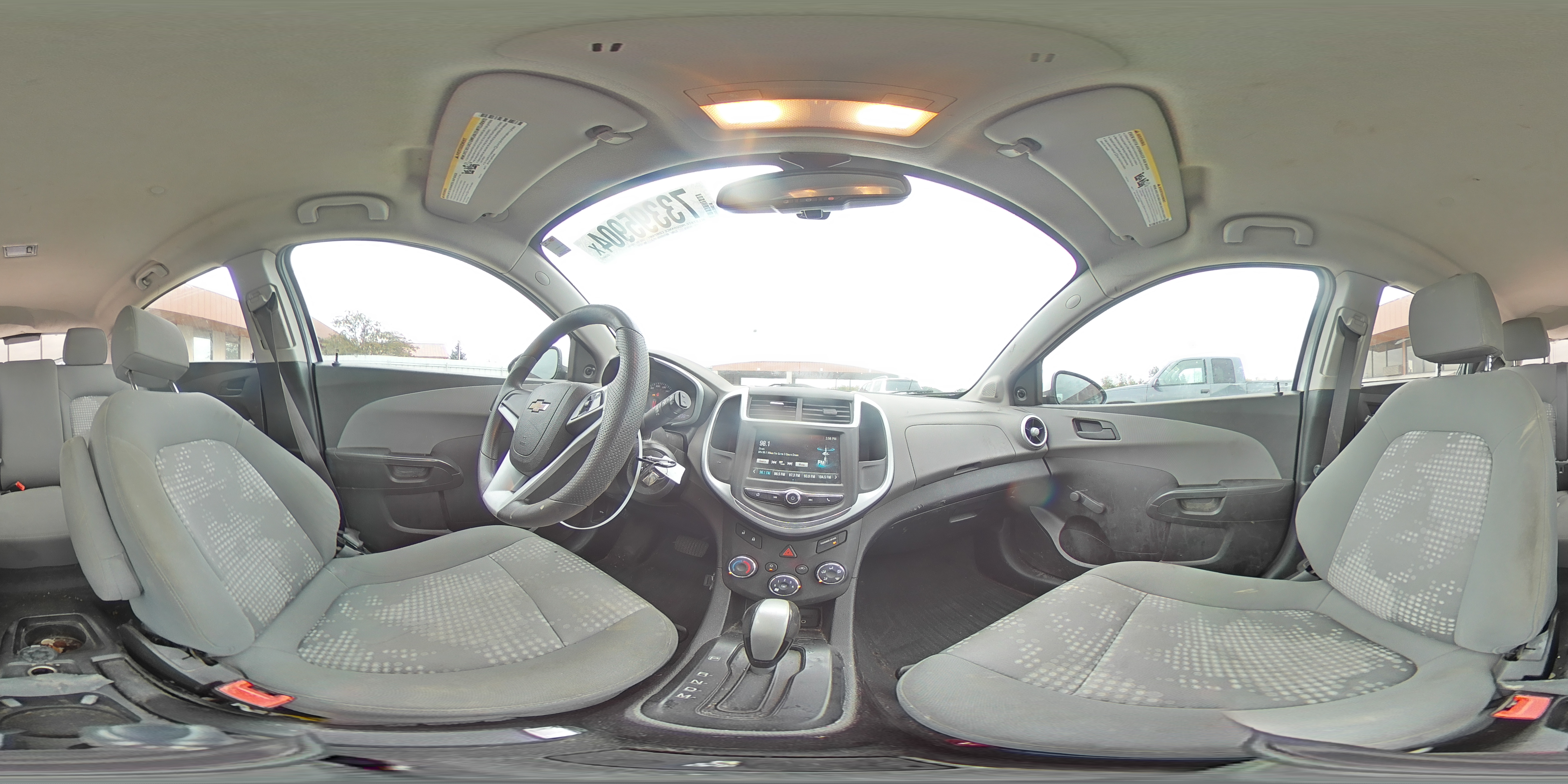 2017 Chevrolet Sonic VIN 1G1JG6SH8H4147900 Copart auction photo, all over damage thumbnail 13