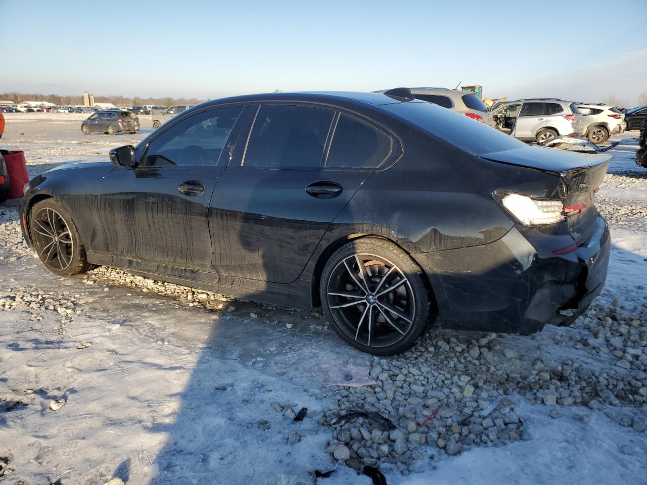 2021 BMW 3er VIN 3MW5R7J02M8B84160 Copart auction photo, rear end damage thumbnail 2