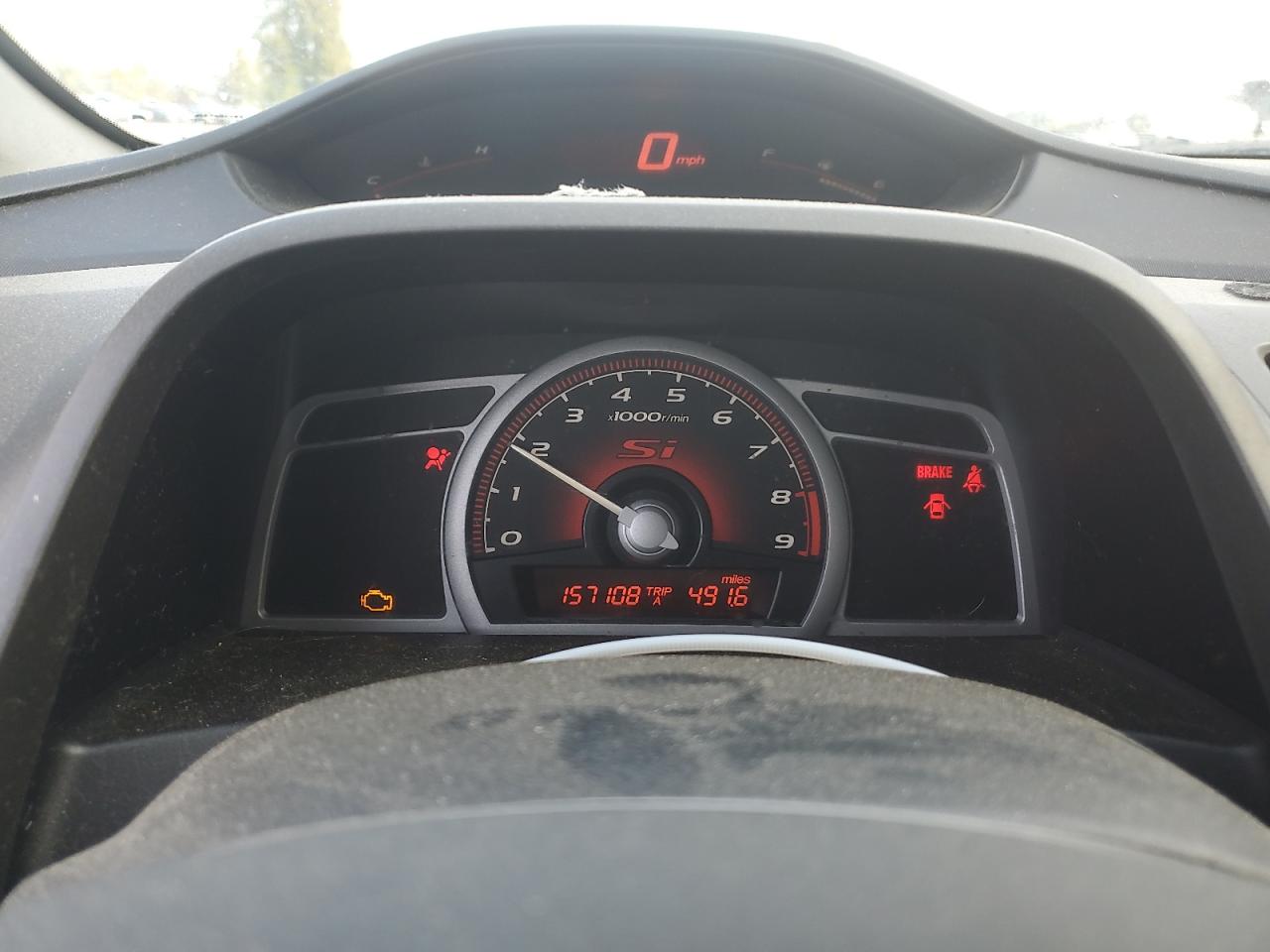 2007 Honda Civic VIN 2HGFG21597H711473 Copart auction photo, frame damage damage thumbnail 9