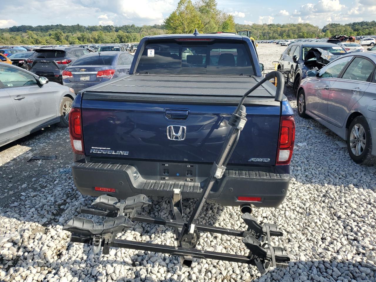 2022 Honda Ridgeline VIN 5FPYK3F78NB034707 Copart auction photo, side damage thumbnail 6