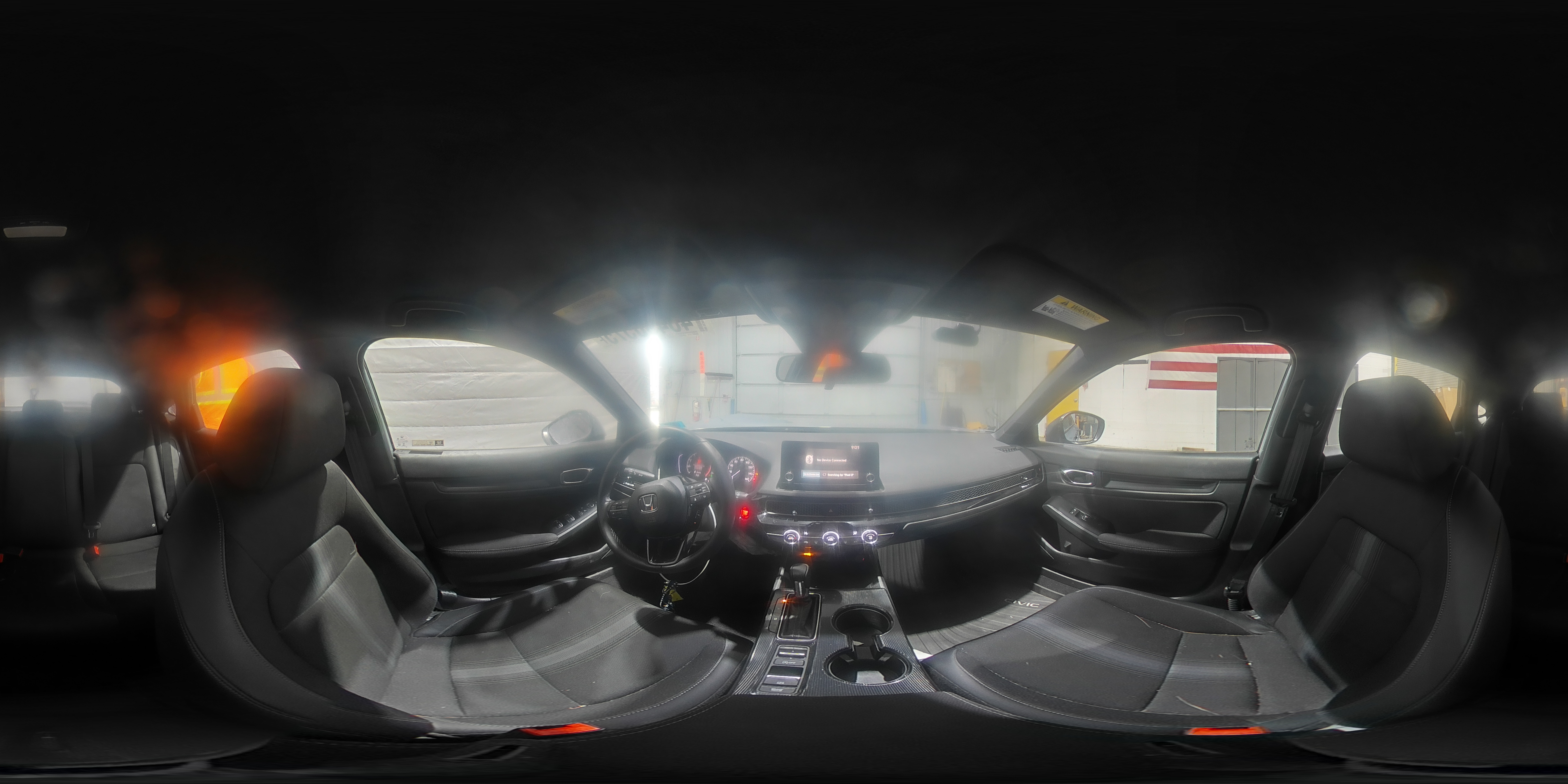 2023 Honda Civic VIN 19XFL2H83PE004830 Copart auction photo, front end / side damage thumbnail 13