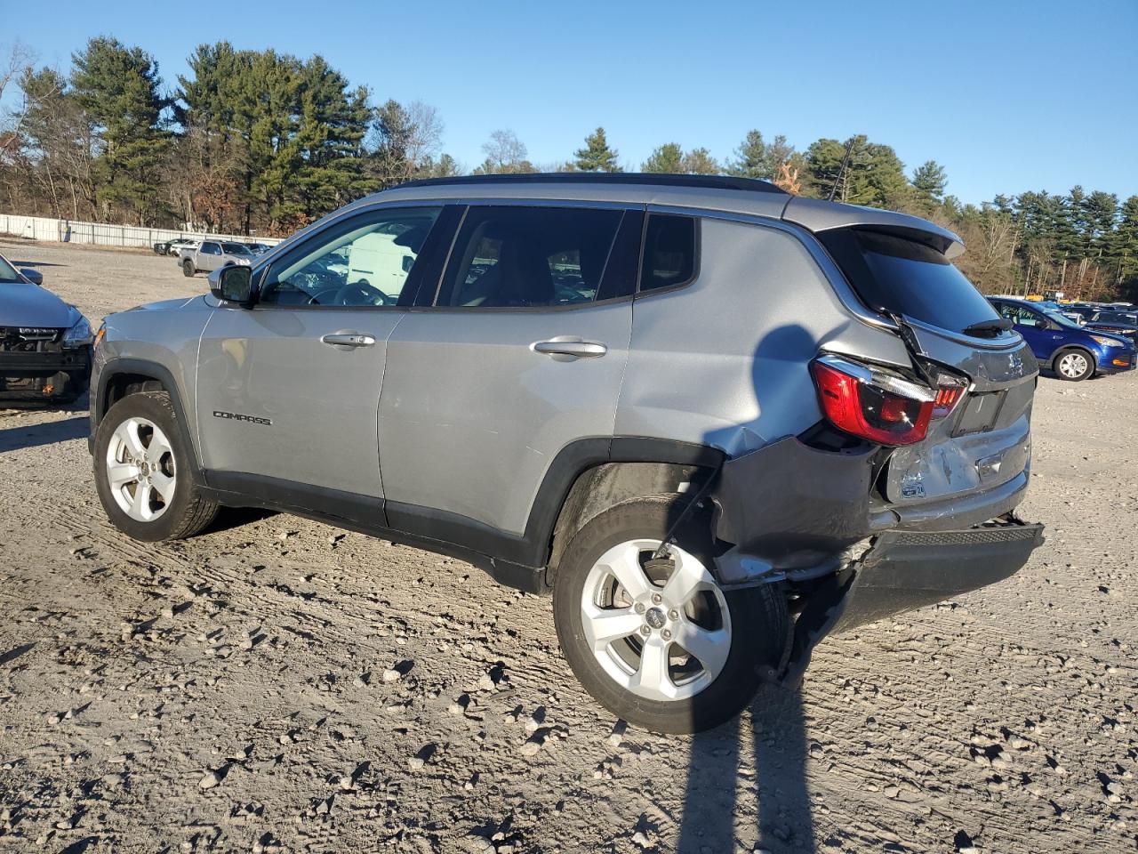 2021 Jeep Compass VIN 3C4NJDBB6MT546769 Copart auction photo, rear end / front end damage thumbnail 2