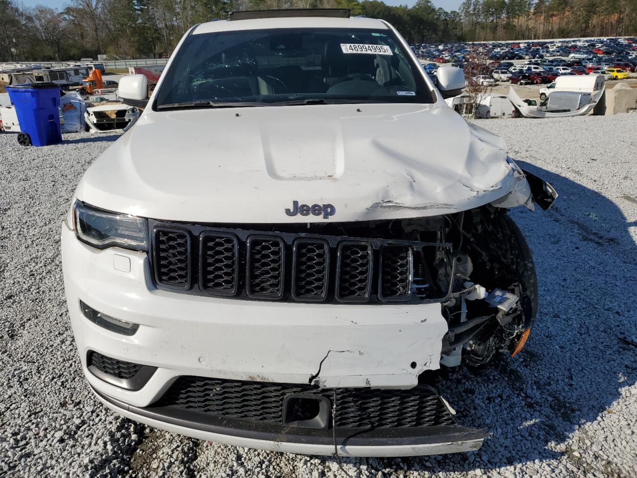 2018 Jeep Grand Cherokee VIN 1C4RJFCT3JC184637 Copart auction photo, front end damage thumbnail 5